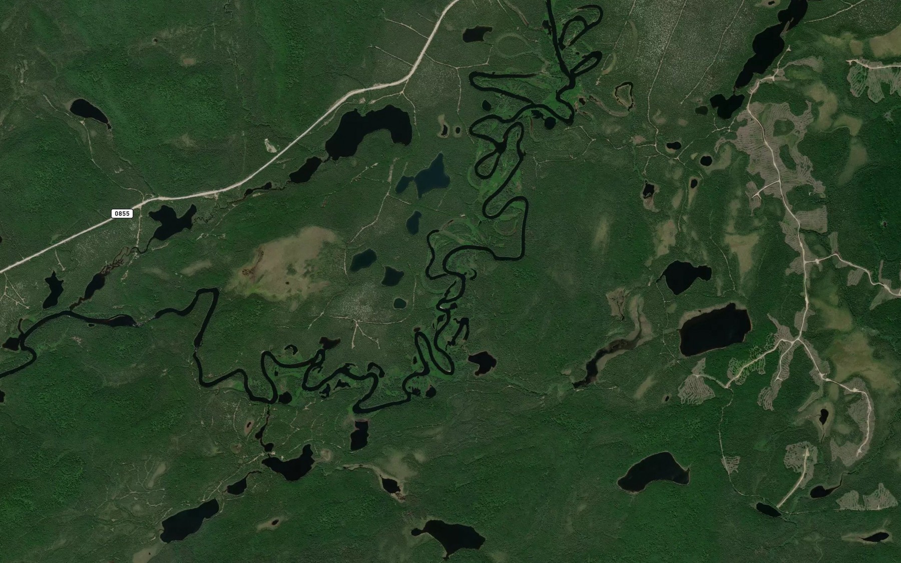 Satellite map of the Etang de la Gazelle