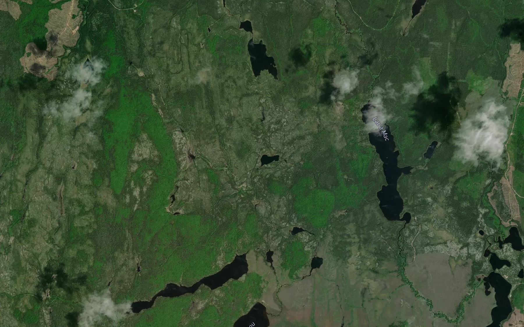 Satellite map of the Lac du Pic Dore