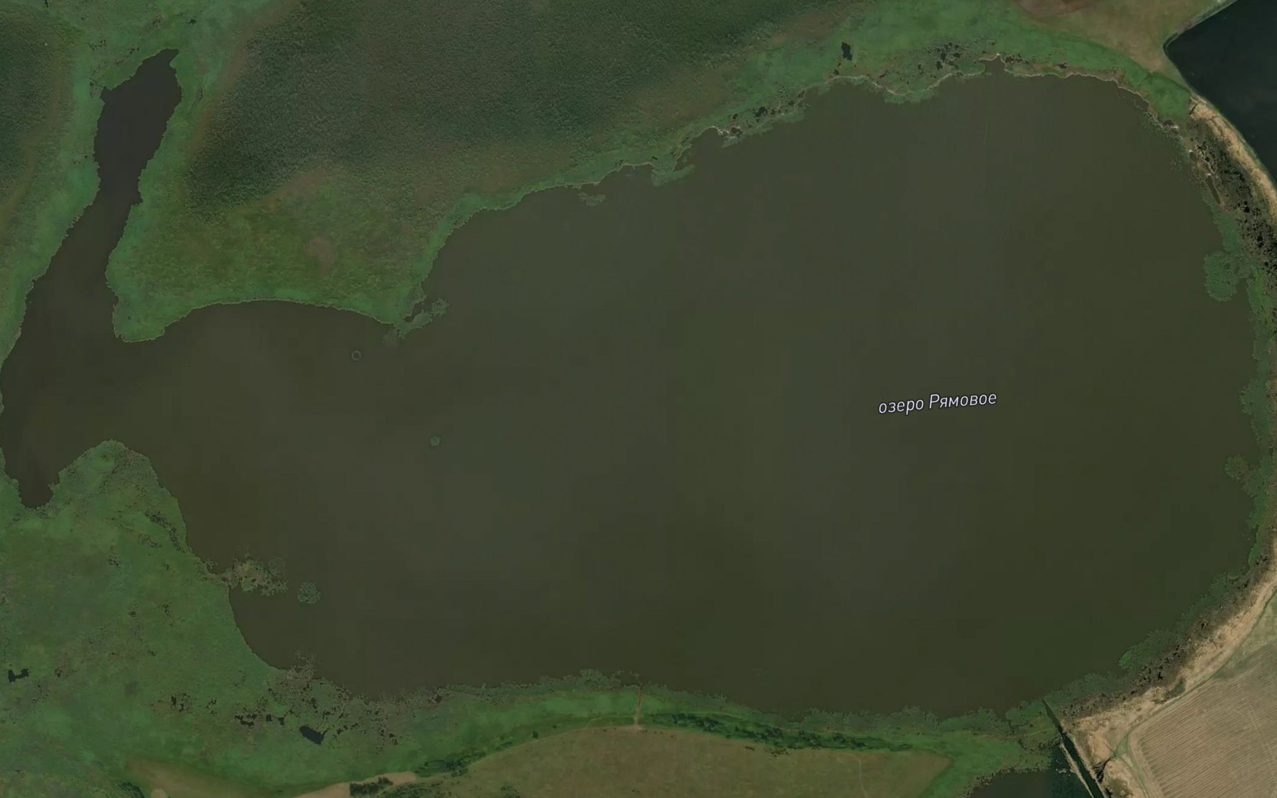 Satellite map of the Ozero Ryamovoye