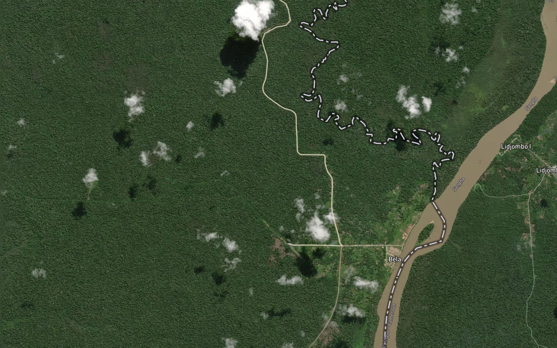 Satellite map of the Bisso
