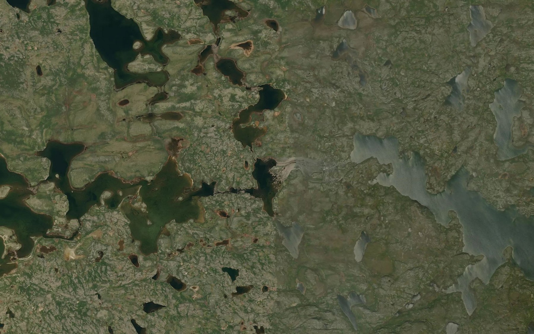 Satellite map of the Ruisseau Katinniq