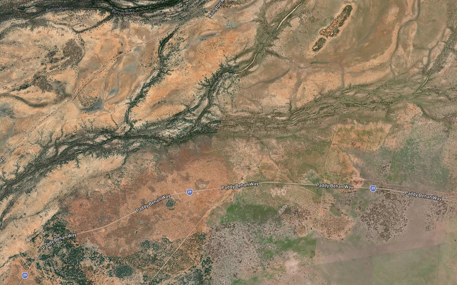 Satellite map of the Telegraph Creek