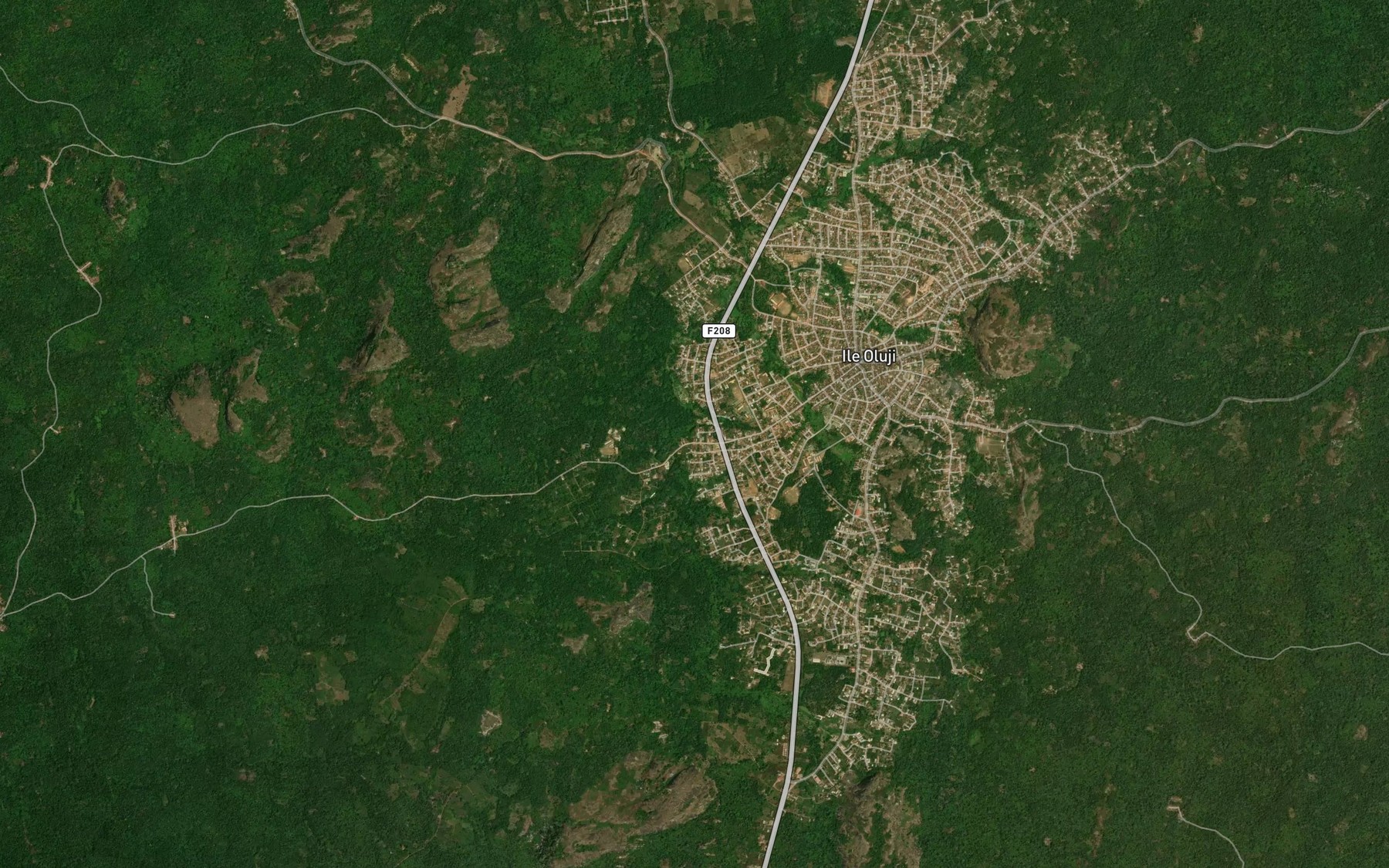 Satellite map of the Owe
