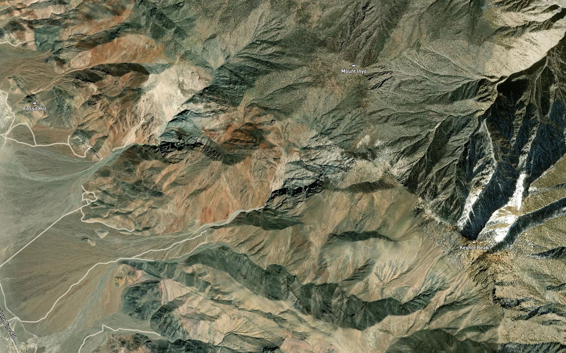Satellite map of the Bed Spring