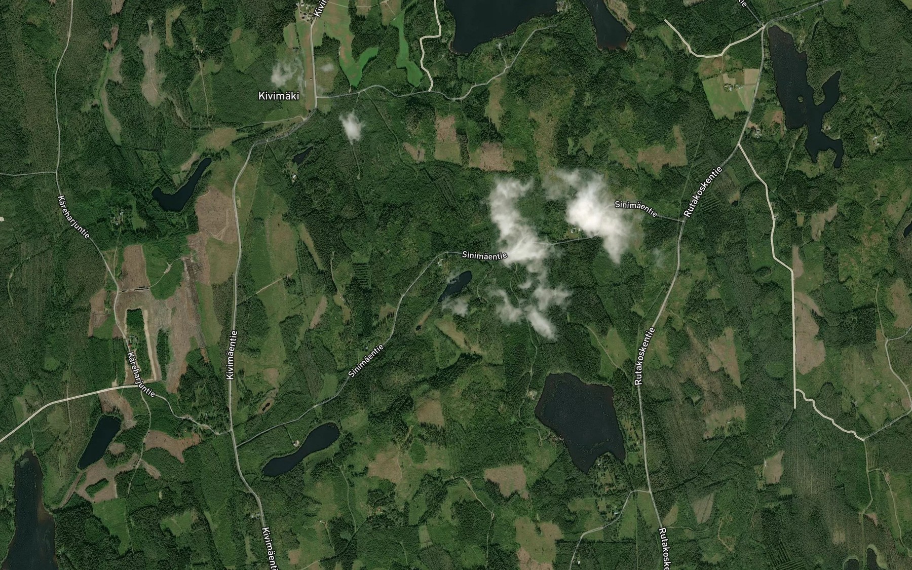 Satellite map of the Kurikkalampi