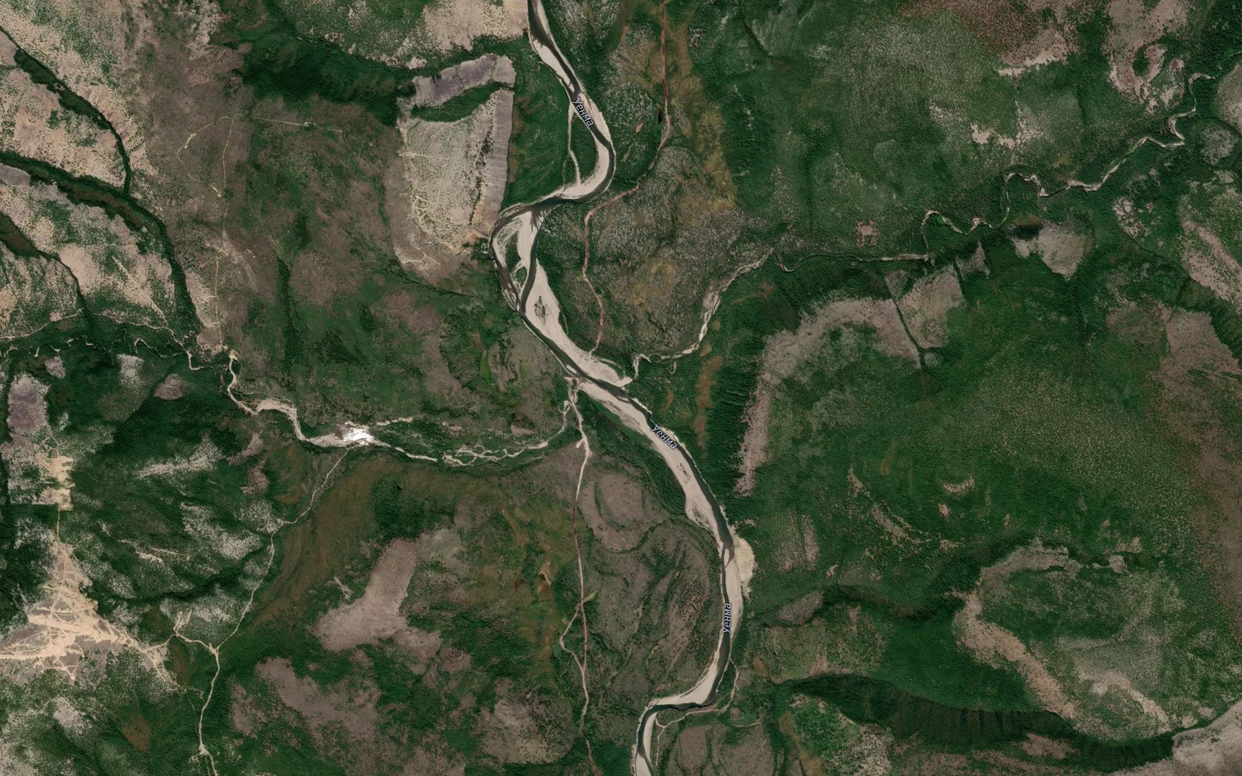Satellite map of the Innikchan