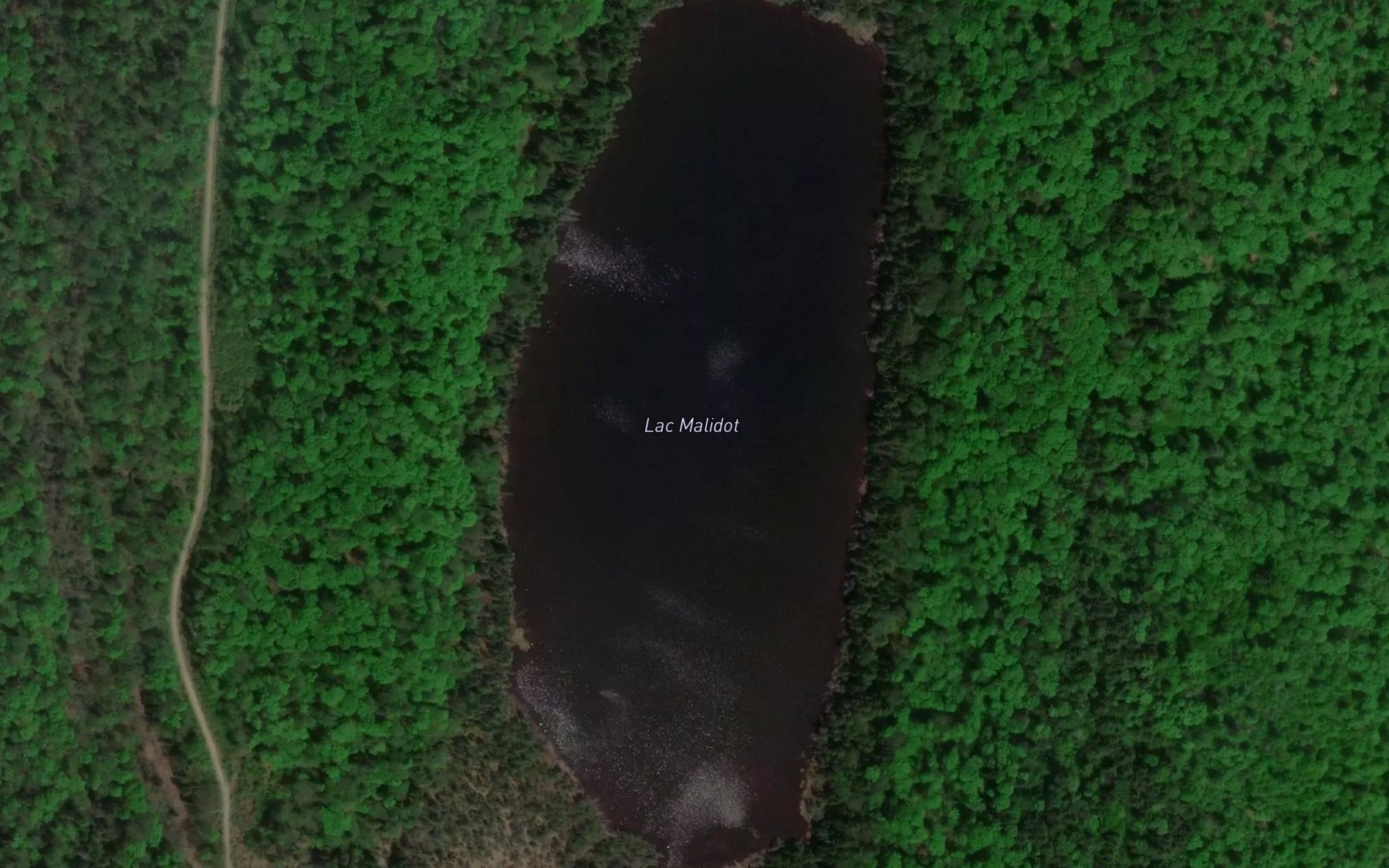 Satellite map of the Lac Malidot