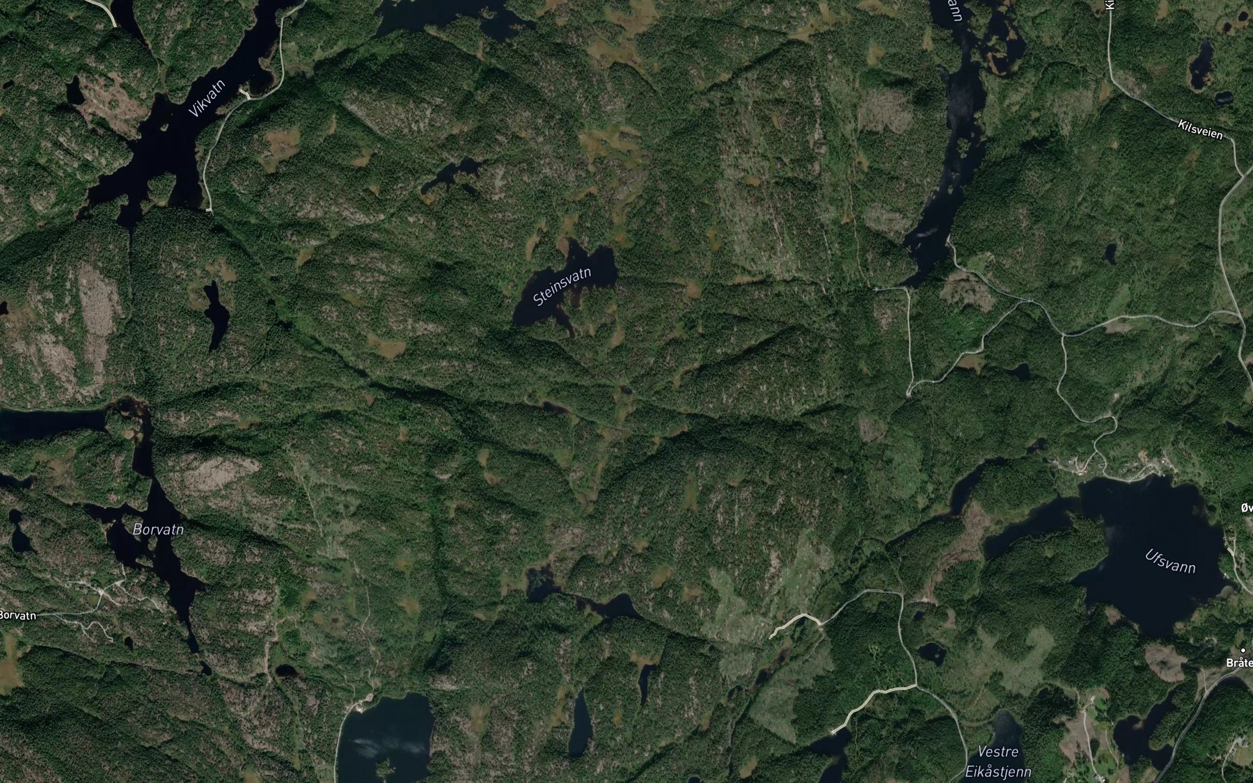 Satellite map of the Steinstjonn