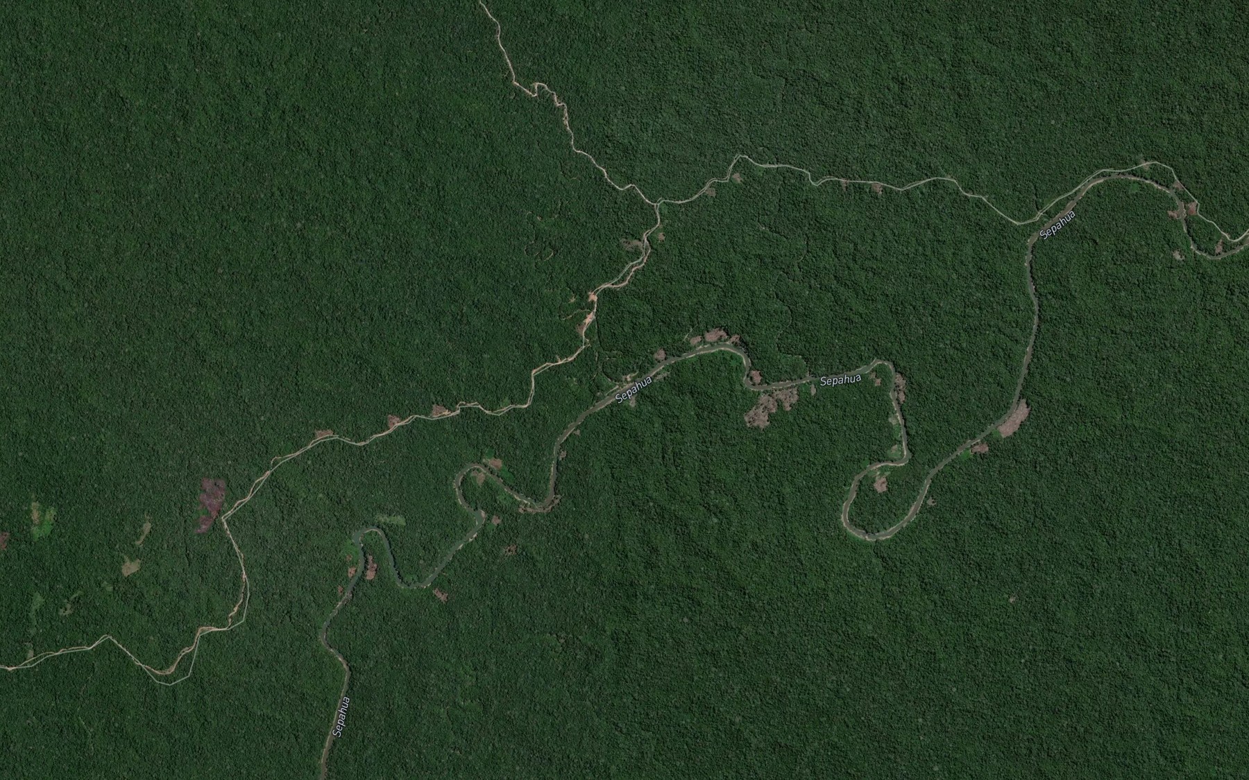 Satellite map of the Quebrada Ishmilla