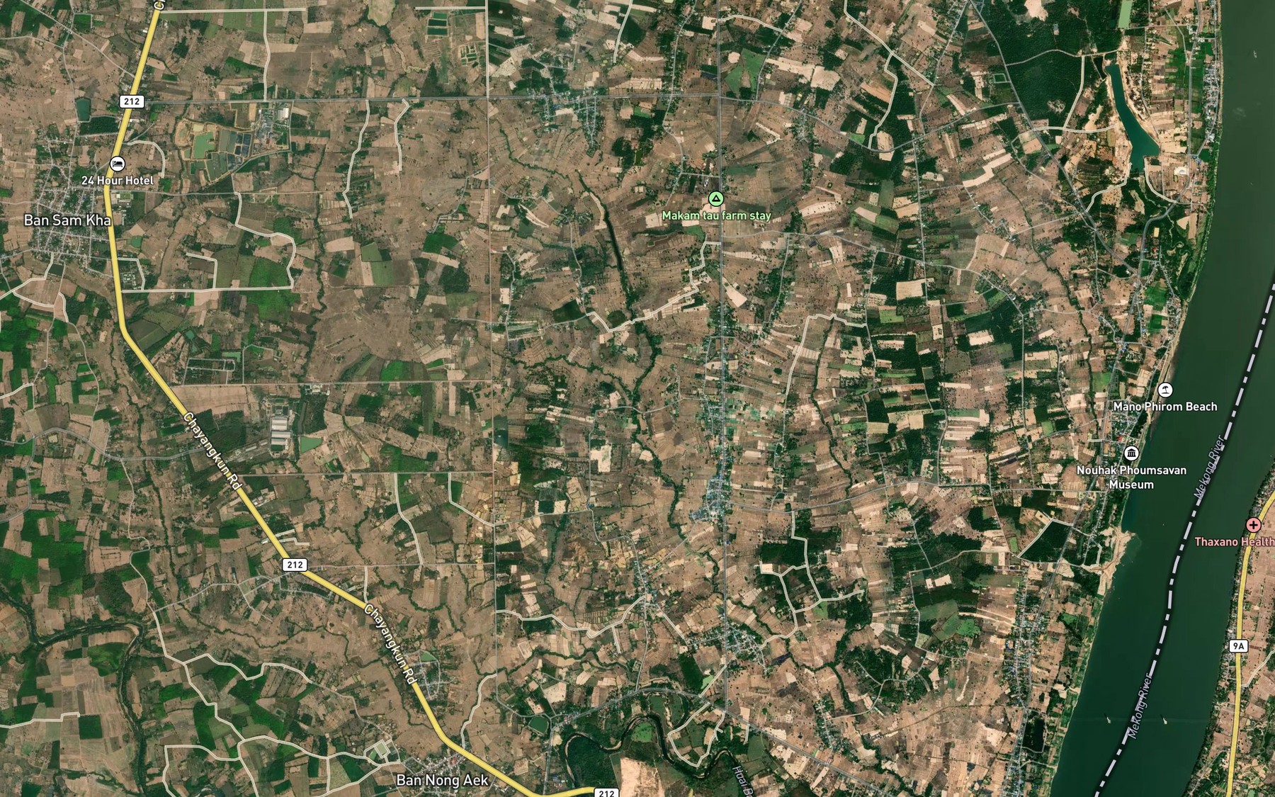 Satellite map of the Huai Kham Pa Lai