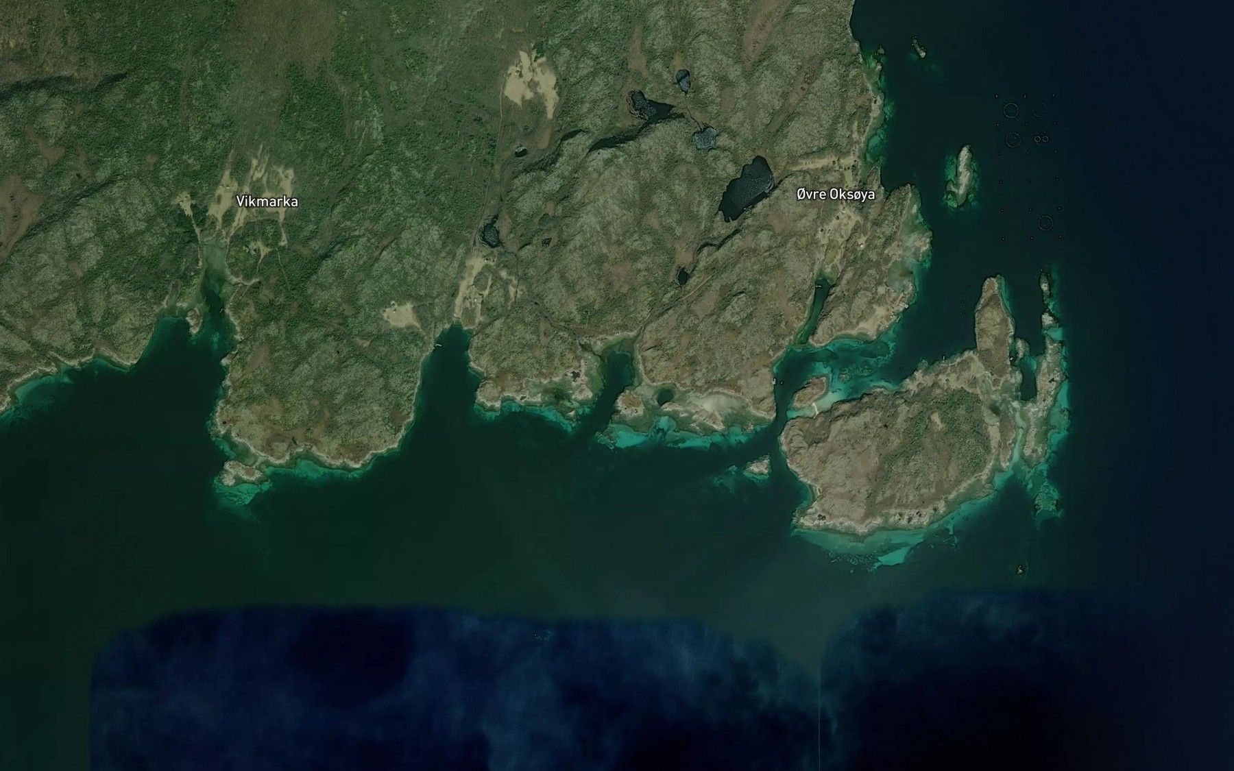Satellite map of the Molnosen