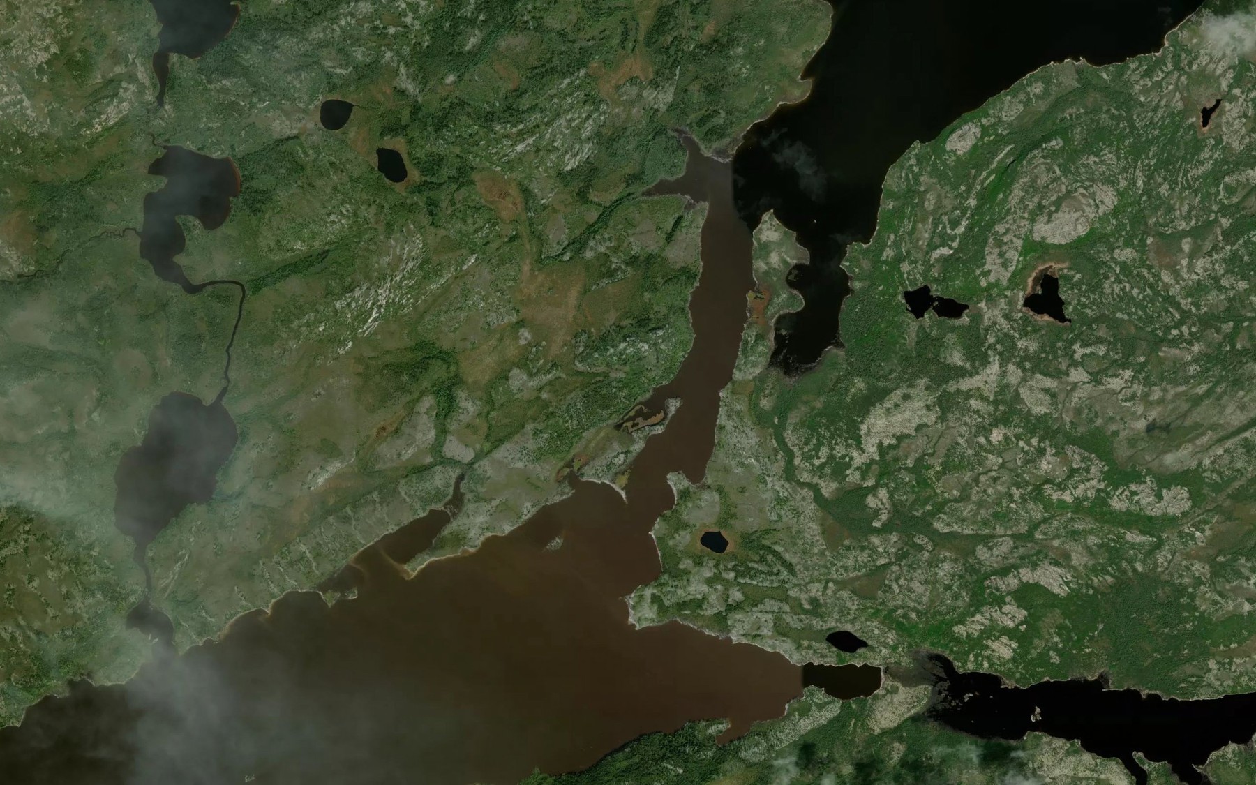 Satellite map of the Passe Upistikwayaw