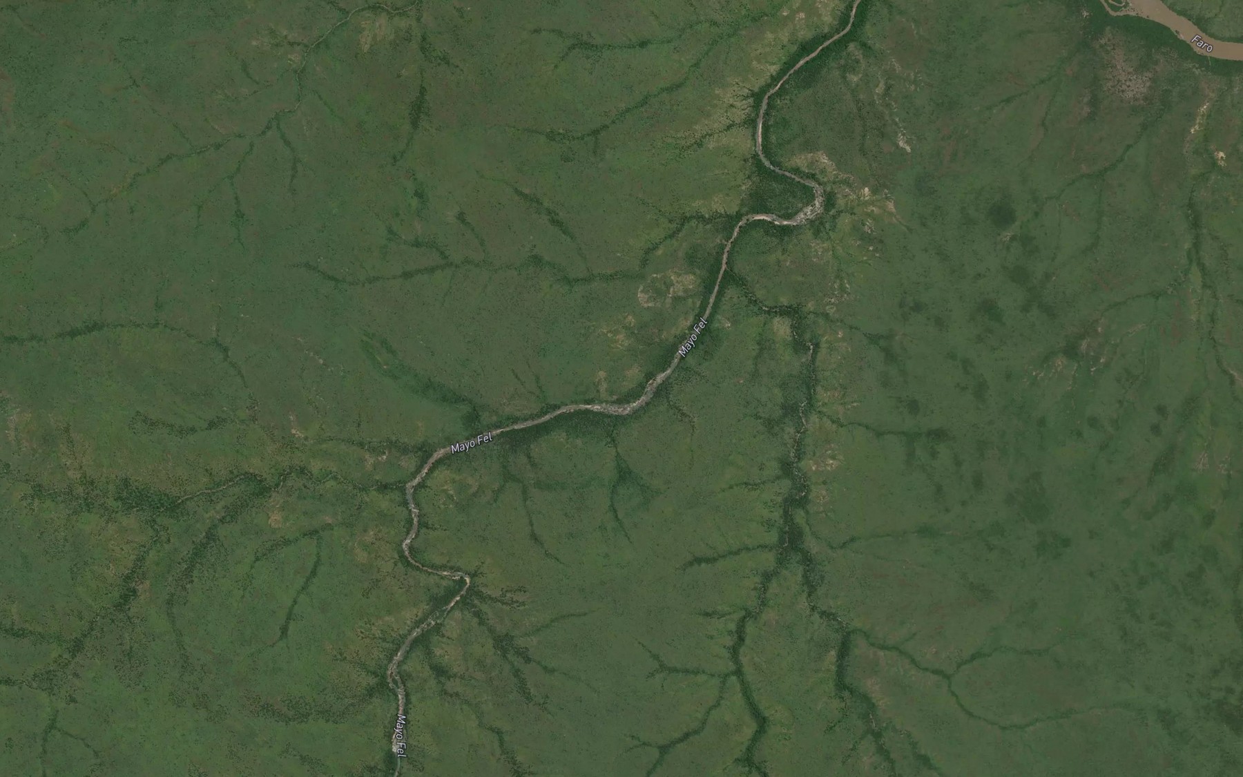 Satellite map of the Mayo Ouarka