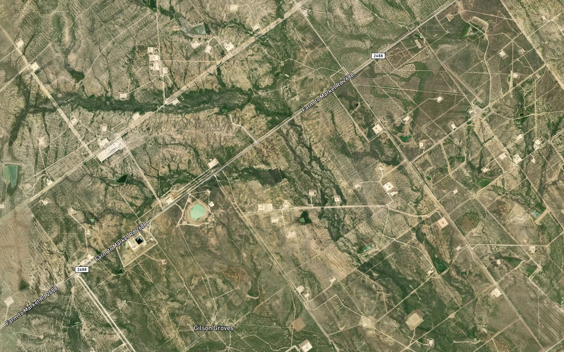 Satellite map of the Catarina Lake