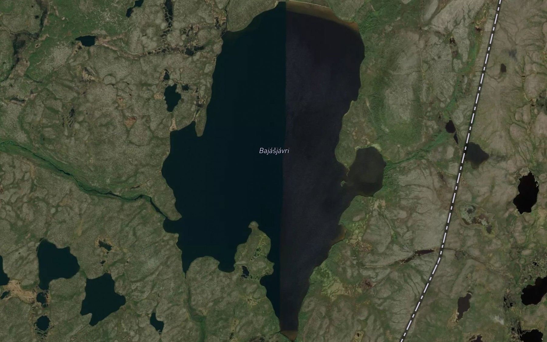 Satellite map of the Goggojohka