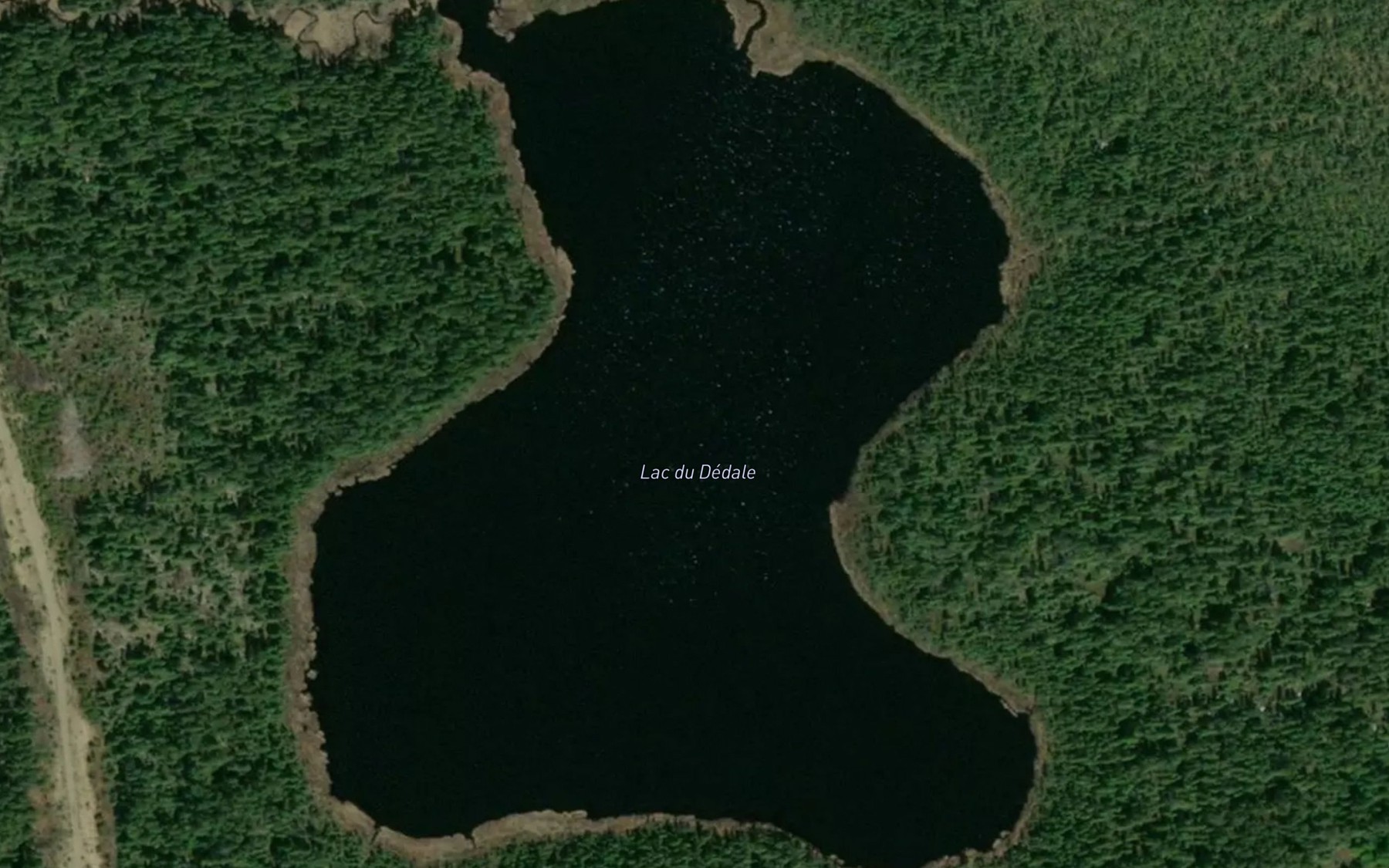 Satellite map of the Lac du Dedale