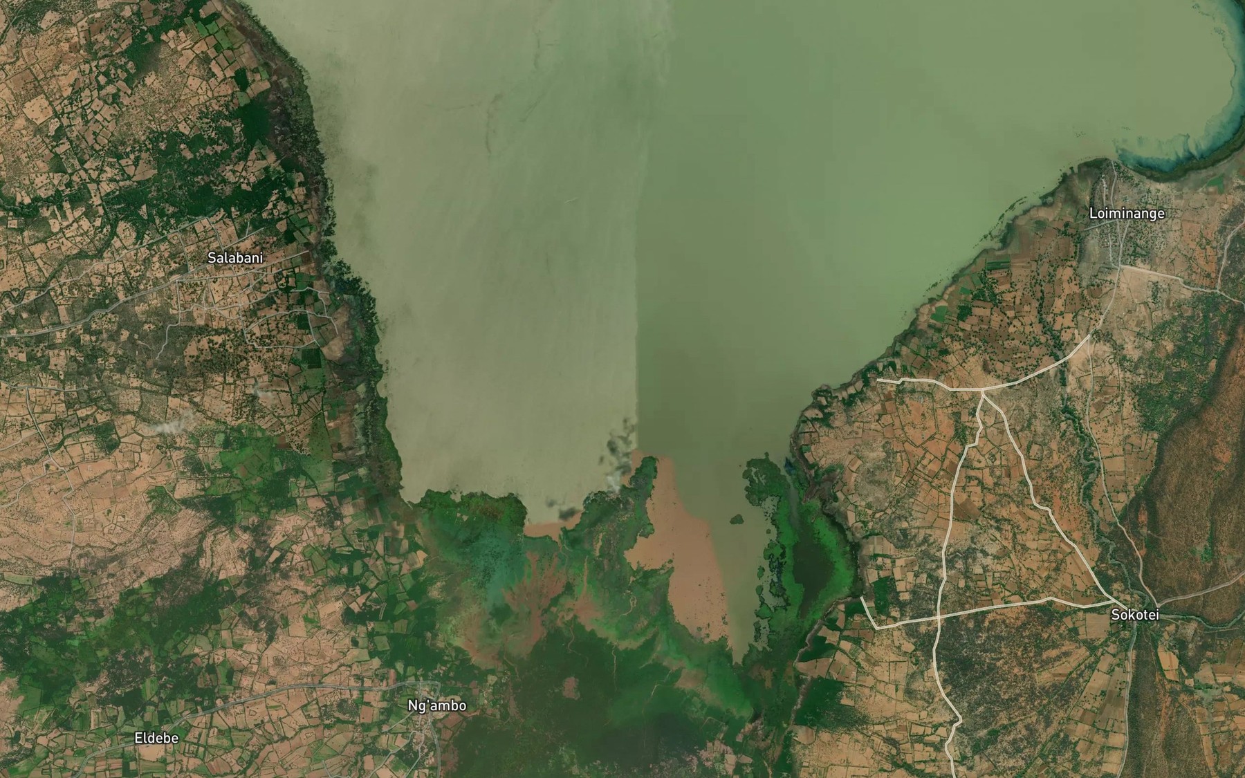 Satellite map of the Molo