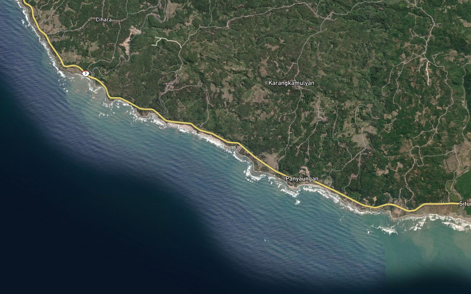 Satellite map of the Ci Dahu