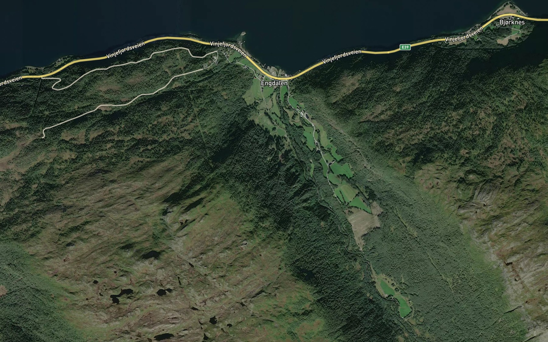 Satellite map of the Fonnvegbekken