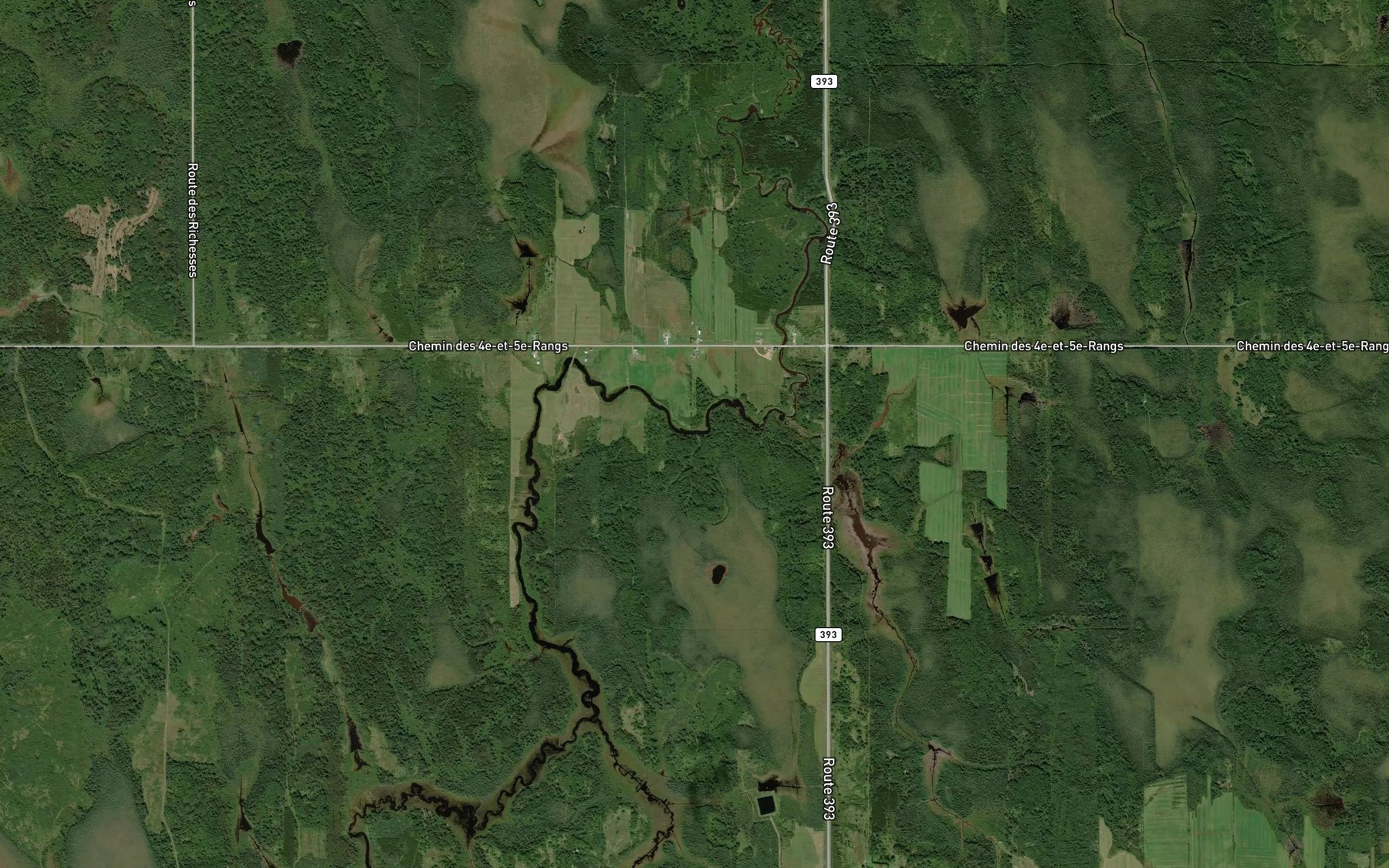 Satellite map of the Cours d'eau Mailloux