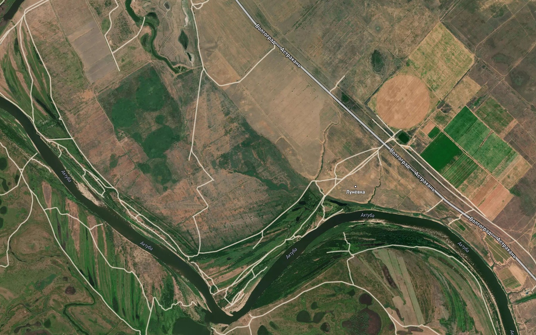 Satellite map of the Ozero Bol'shoye