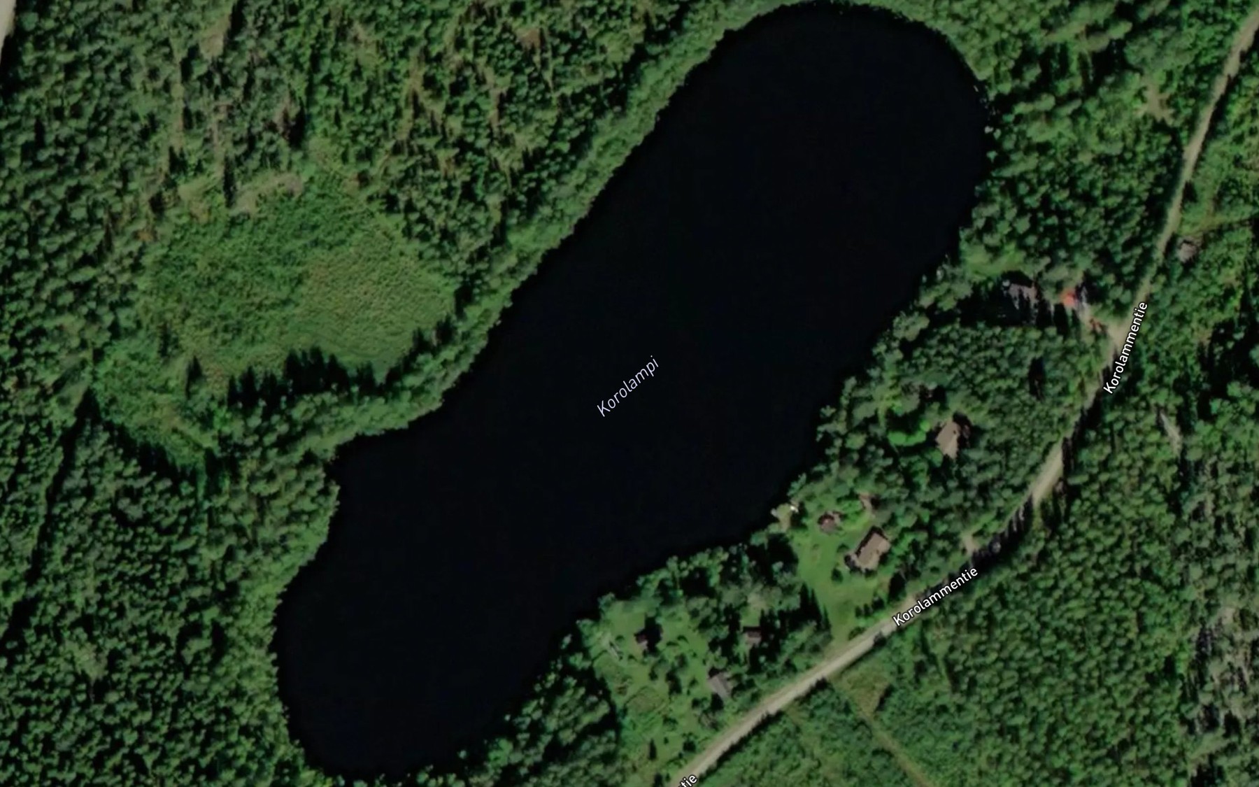 Satellite map of the Korolampi