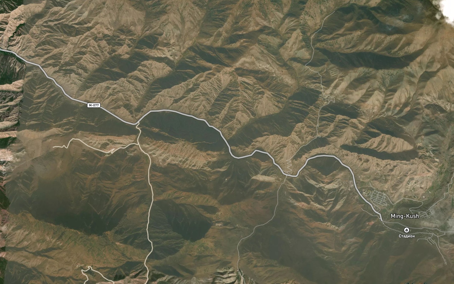 Satellite map of the Kashkasu