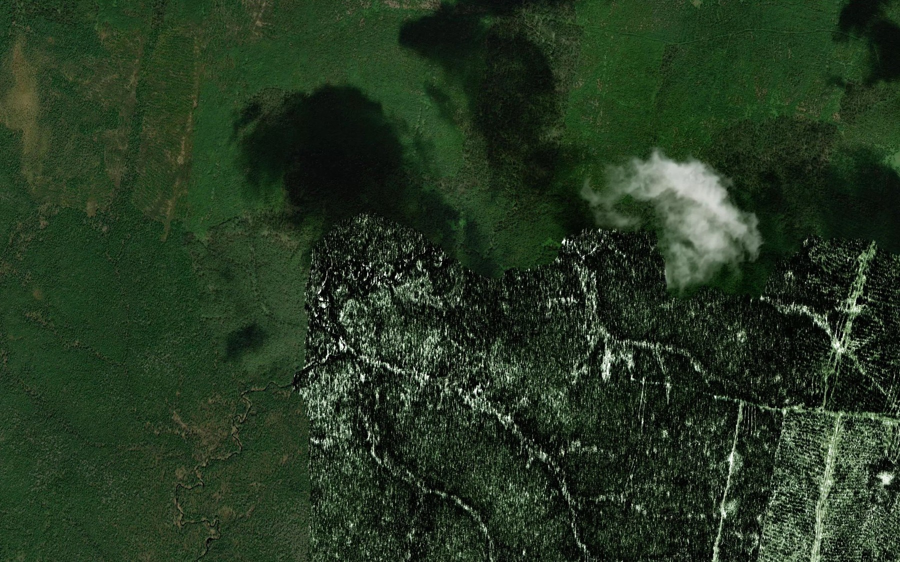 Satellite map of the Gorbavozh