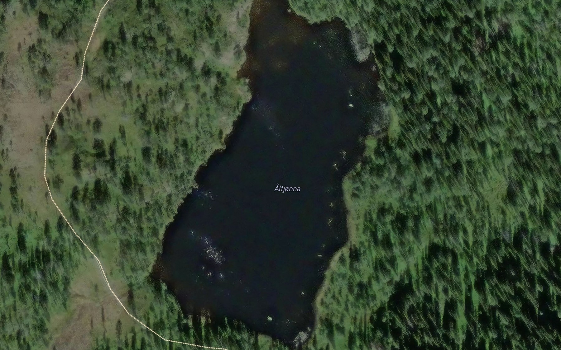 Satellite map of the Altjorna