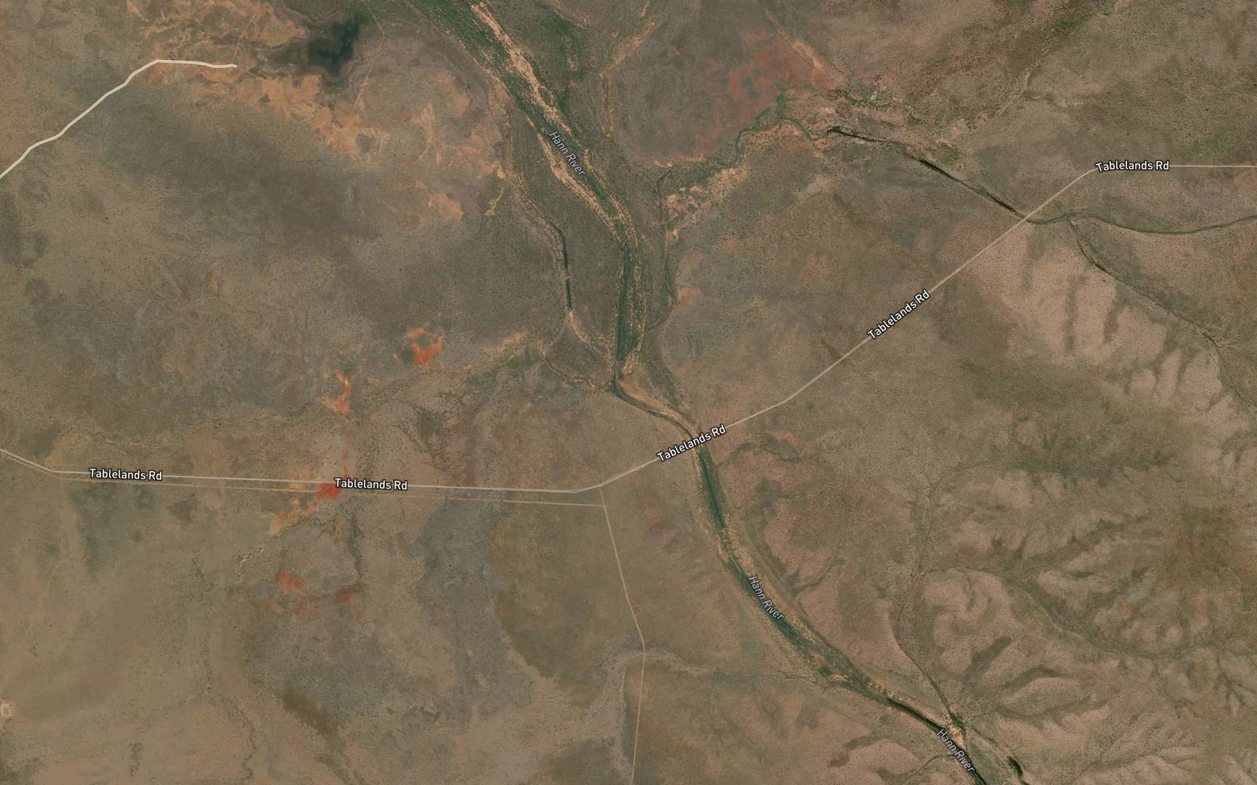 Satellite map of the Dora Creek