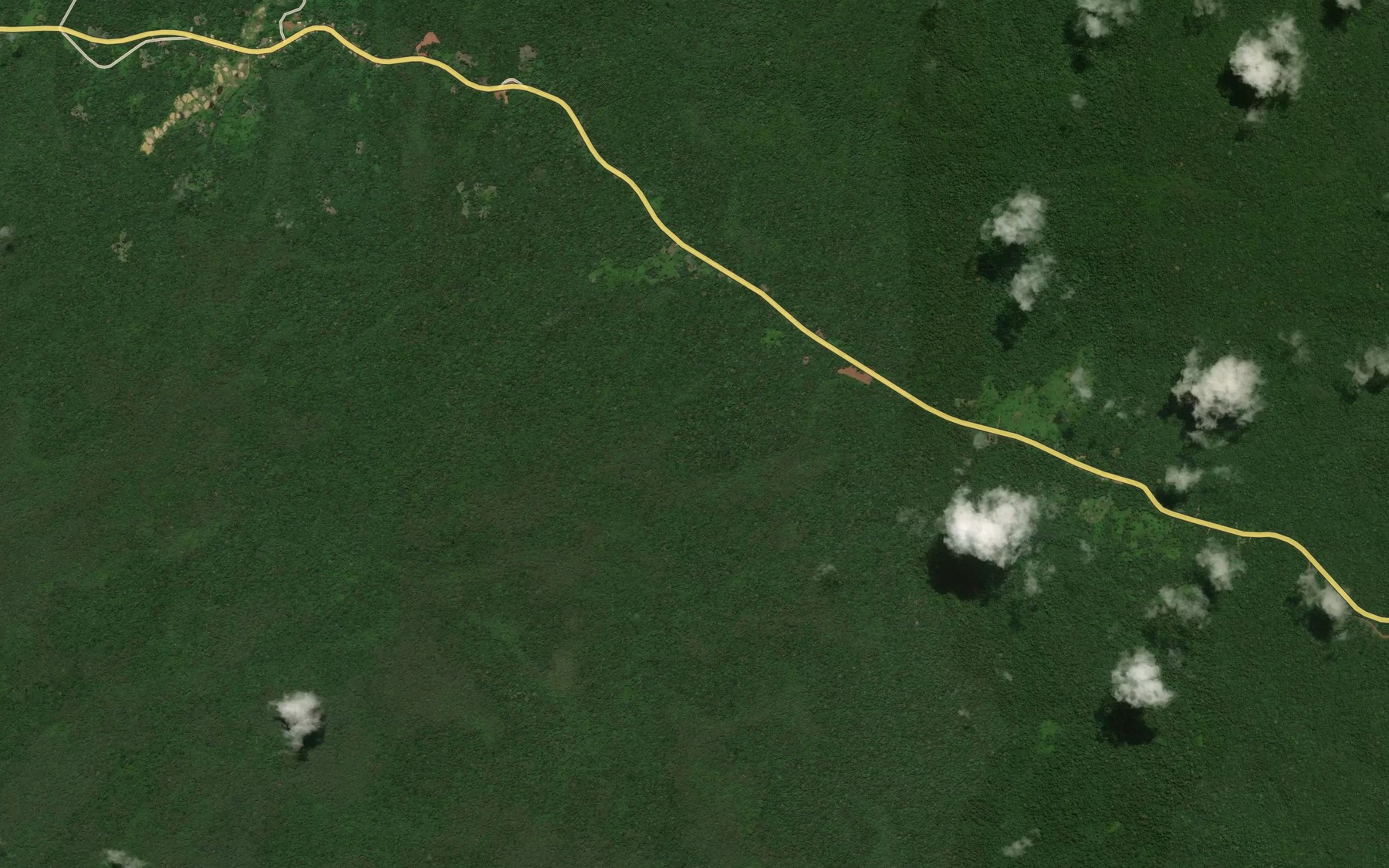Satellite map of the Bakaga