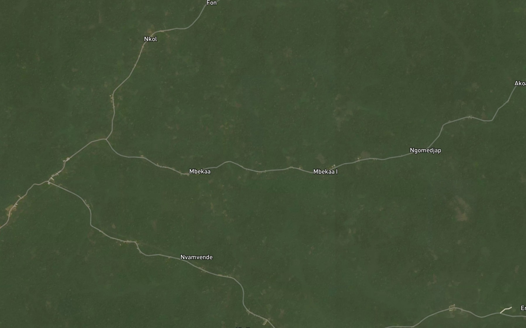 Satellite map of the Owonoye