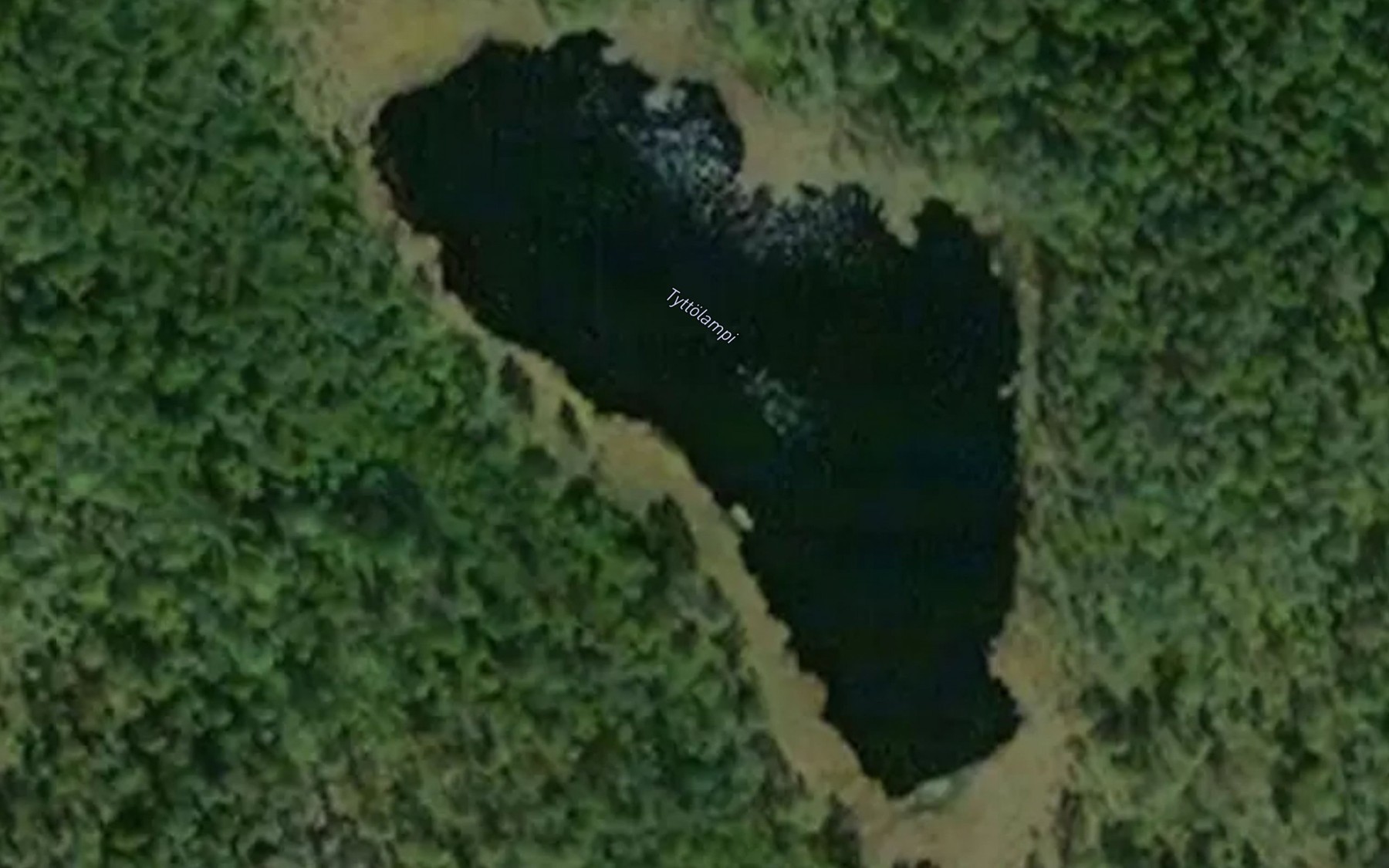 Satellite map of the Tyttolampi