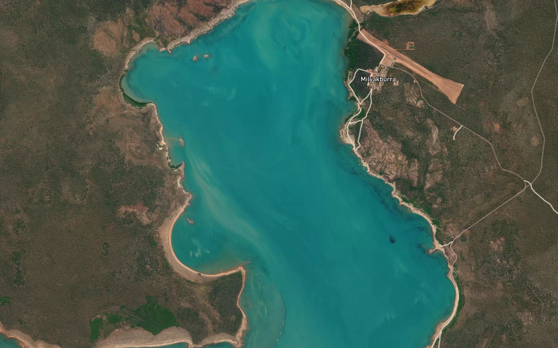 Satellite map of the South Bay