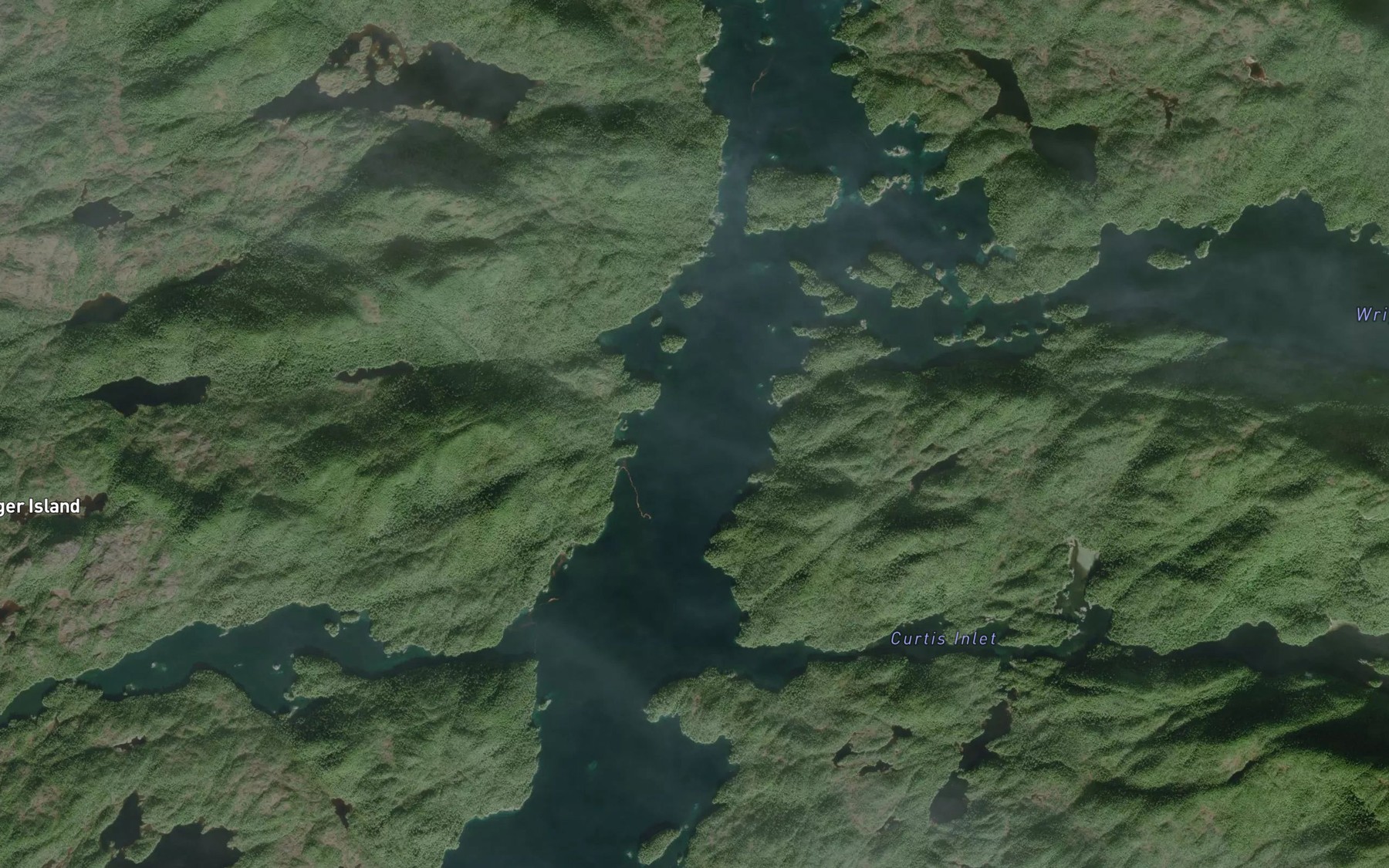 Satellite map of the Ala Passage