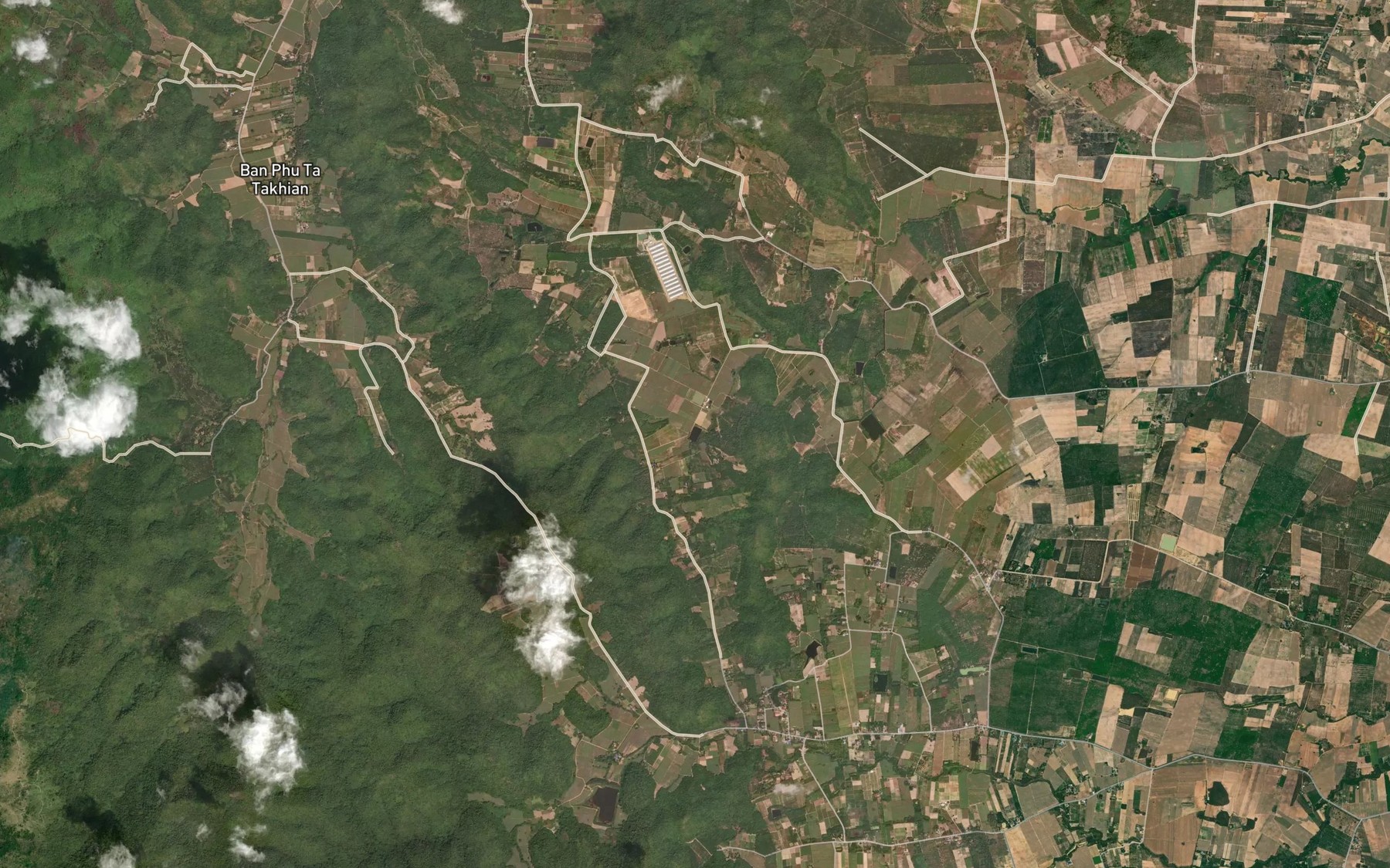 Satellite map of the Sa Nam Ban Hup Krathon