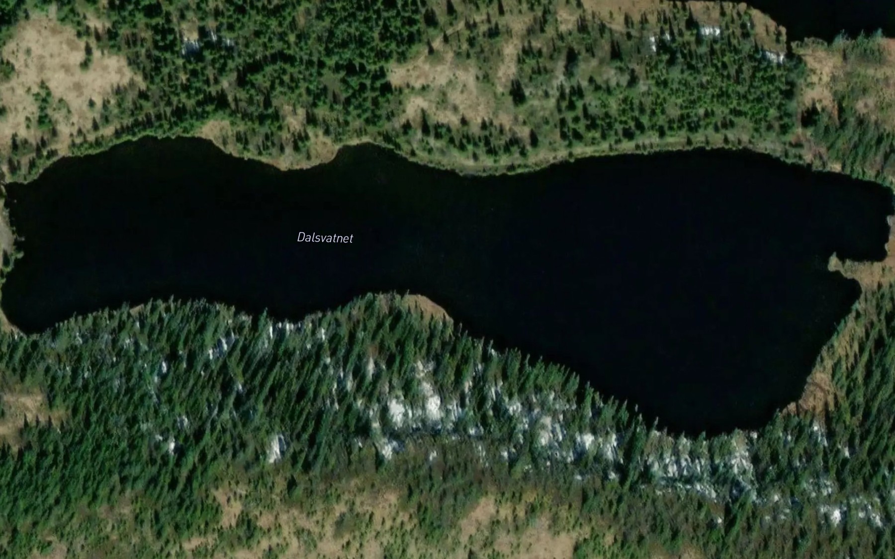 Satellite map of the Dalsvatnet