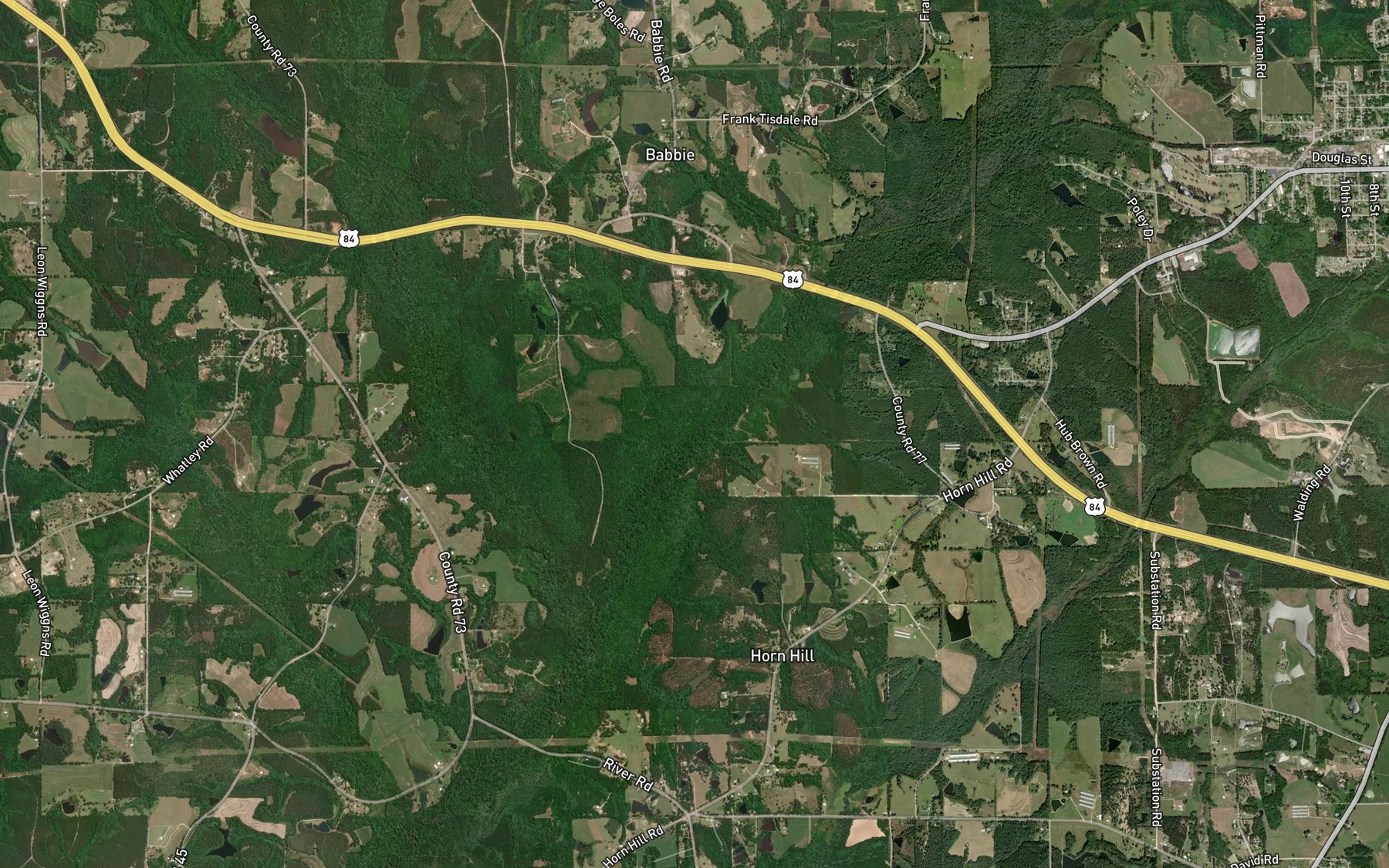 Satellite map of the Meeting House Branch