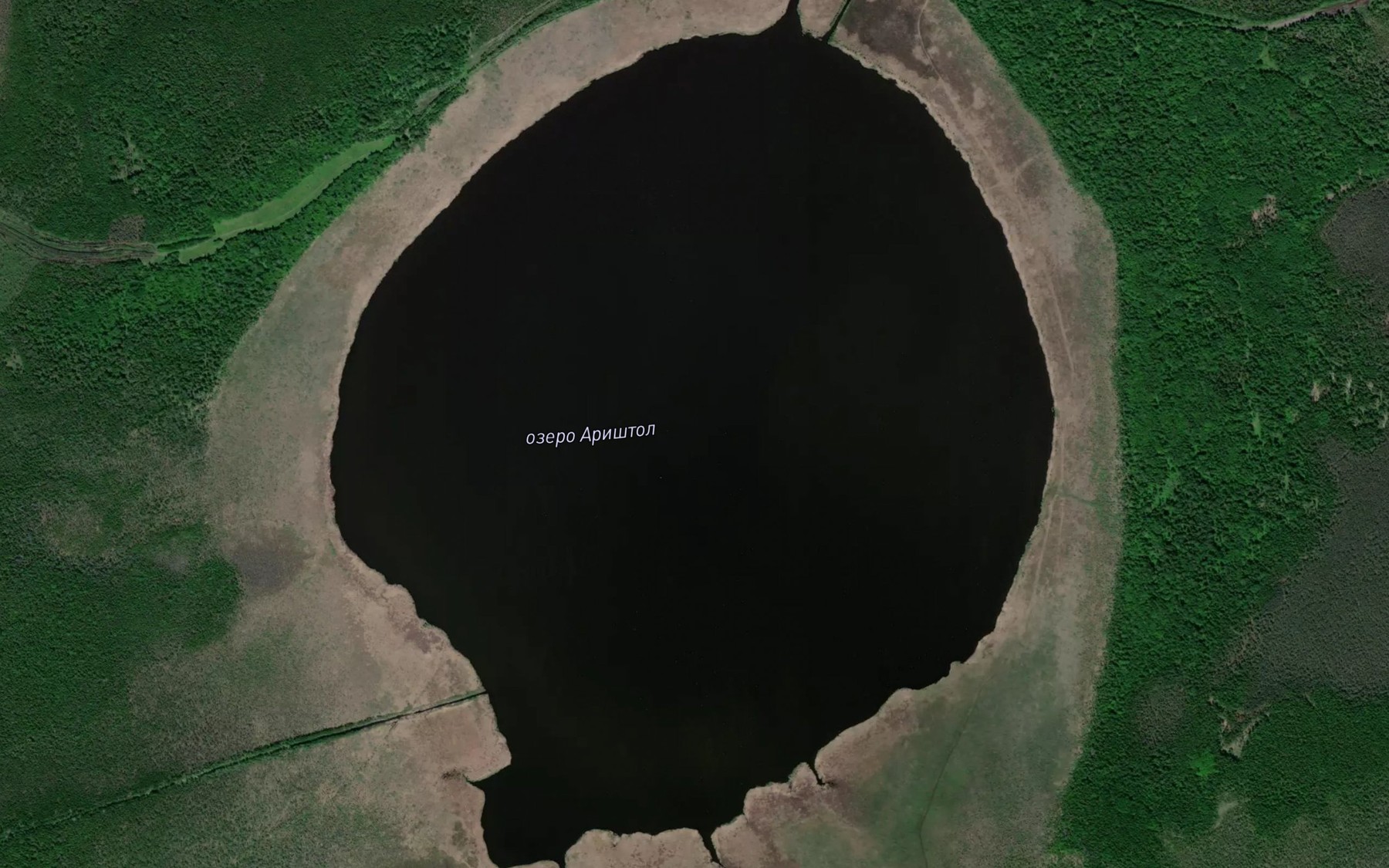 Satellite map of the Ozero Arishtol