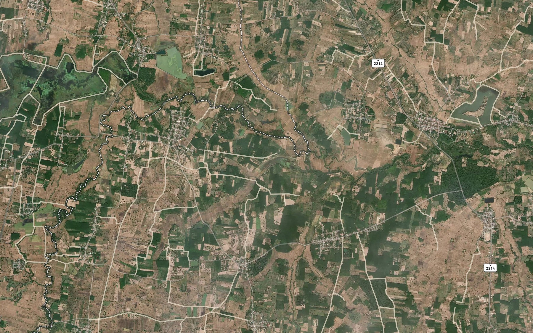 Satellite map of the Nong Khon