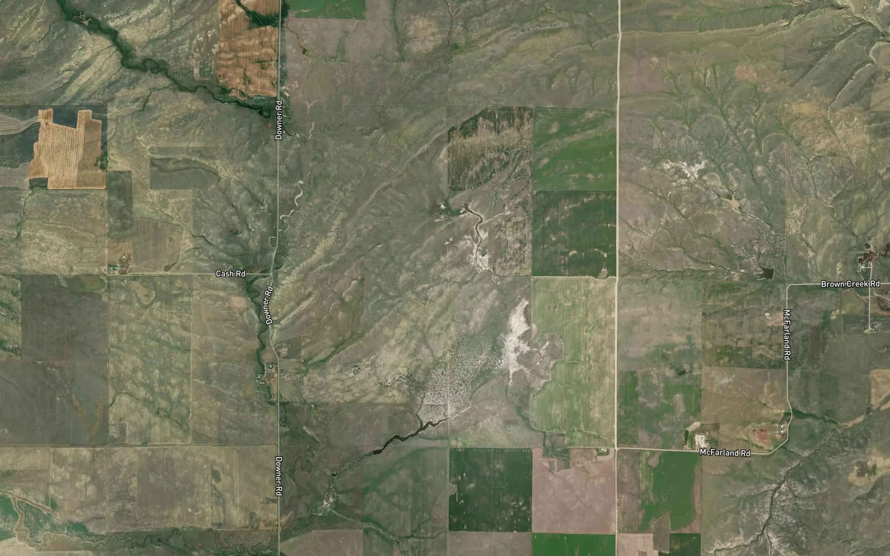 Satellite map of the Mud Spring