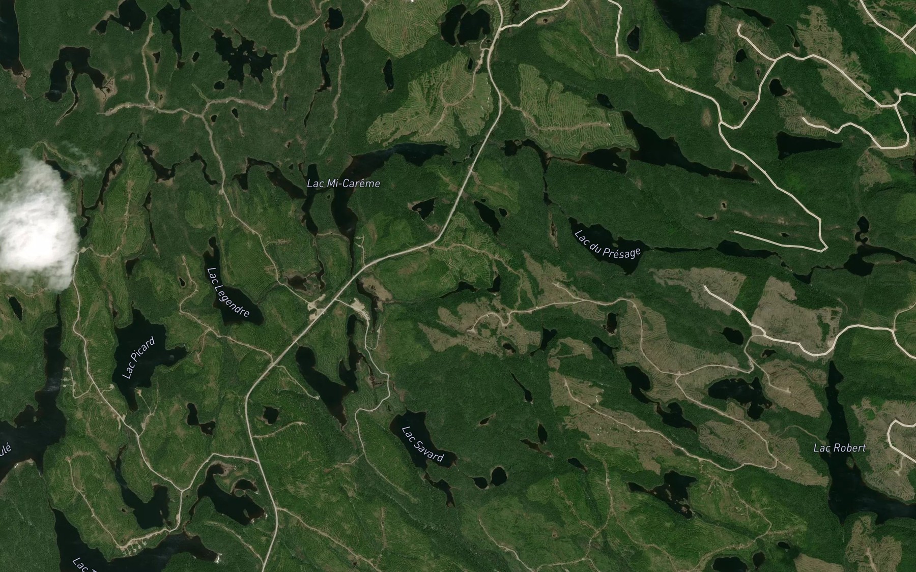 Satellite map of the Lac Vulnerable