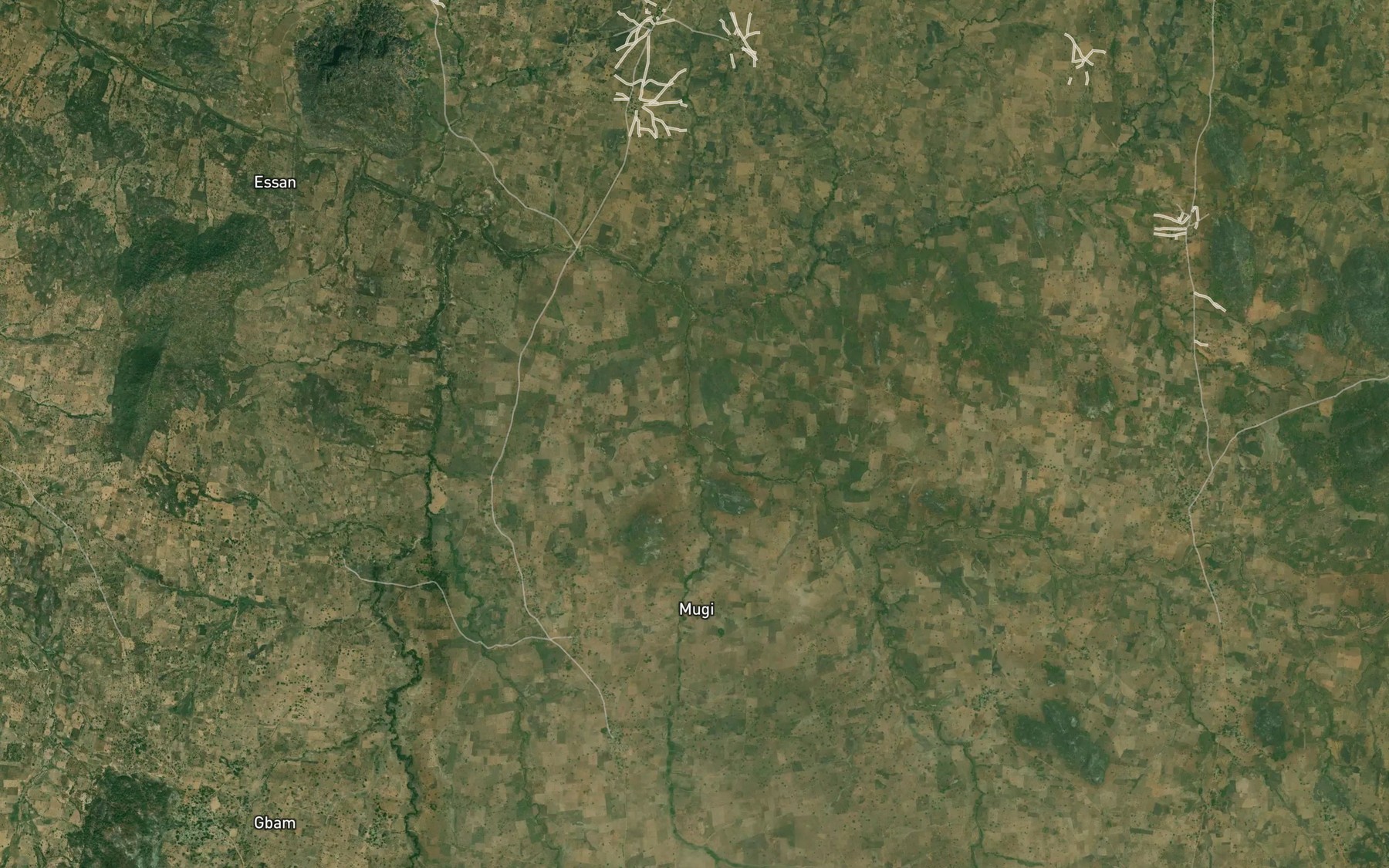 Satellite map of the River Bakasiyasa