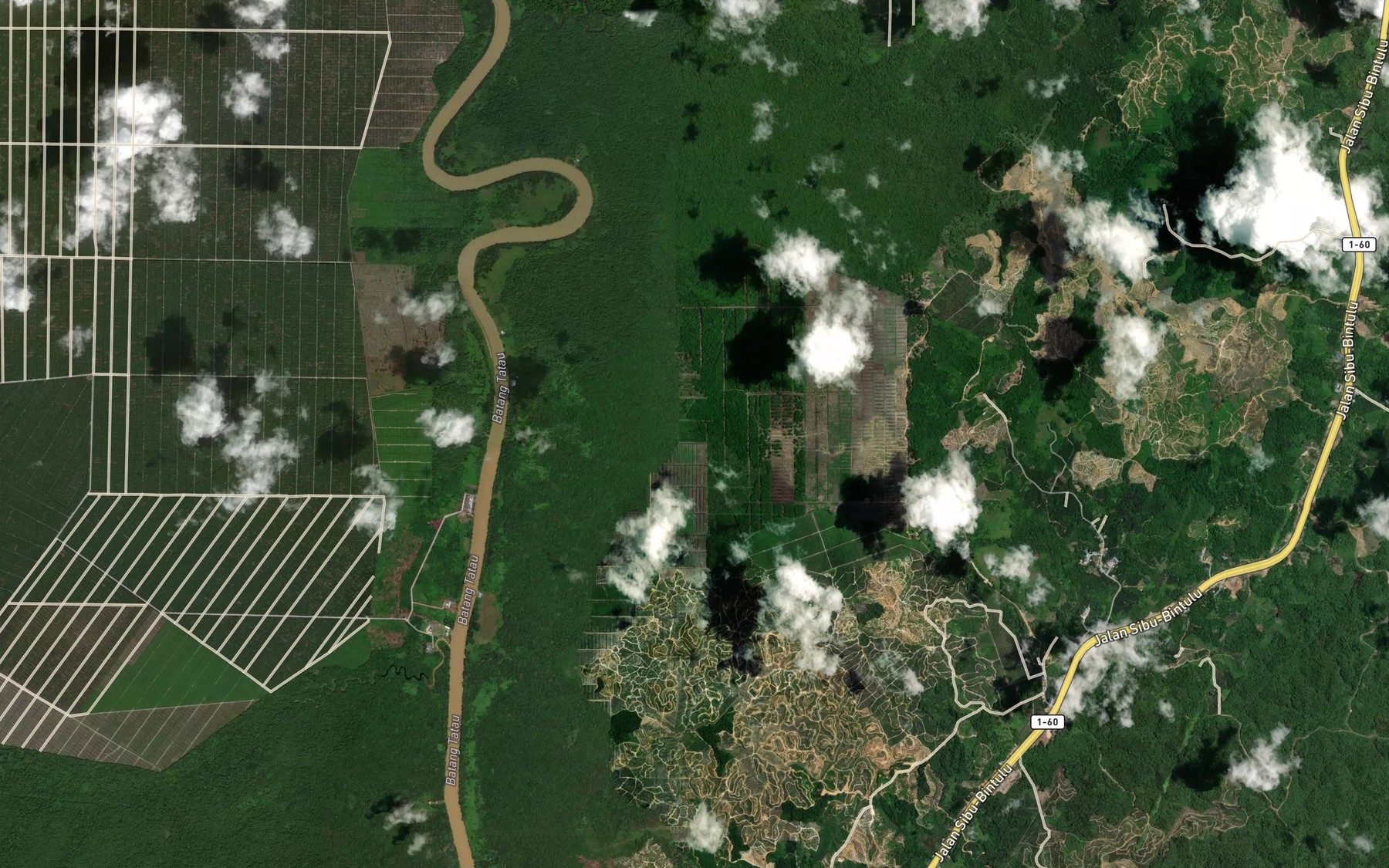 Satellite map of the Sungai Gudang