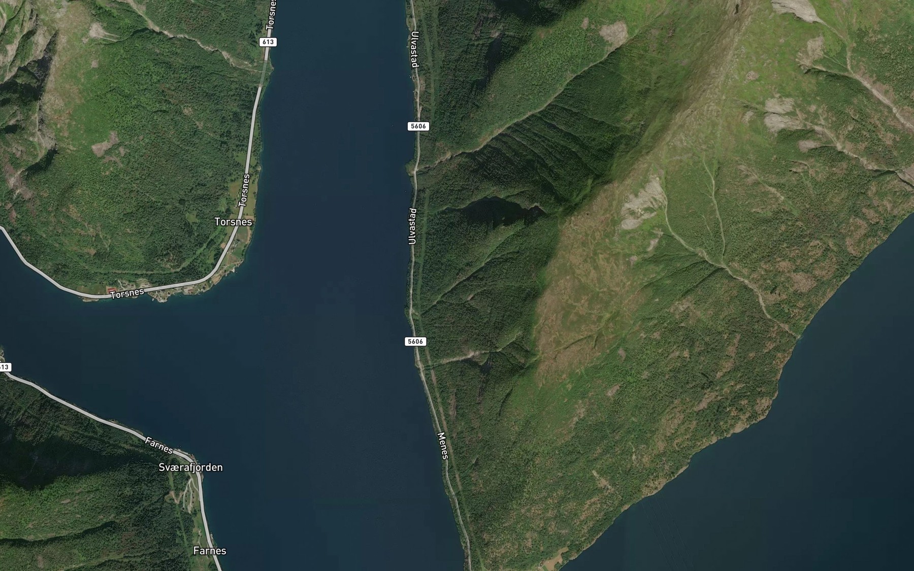 Satellite map of the Alstokka