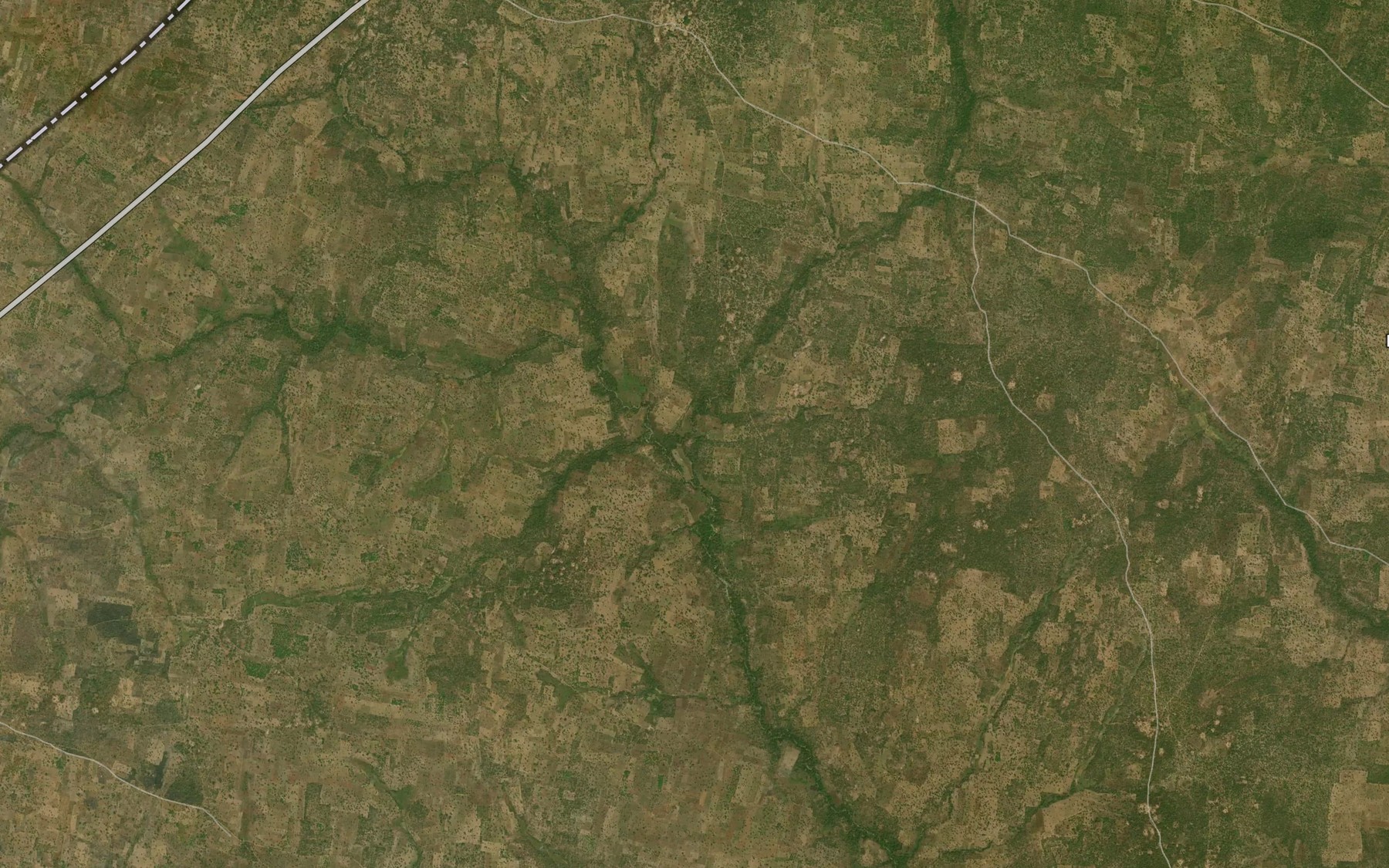 Satellite map of the River Yara