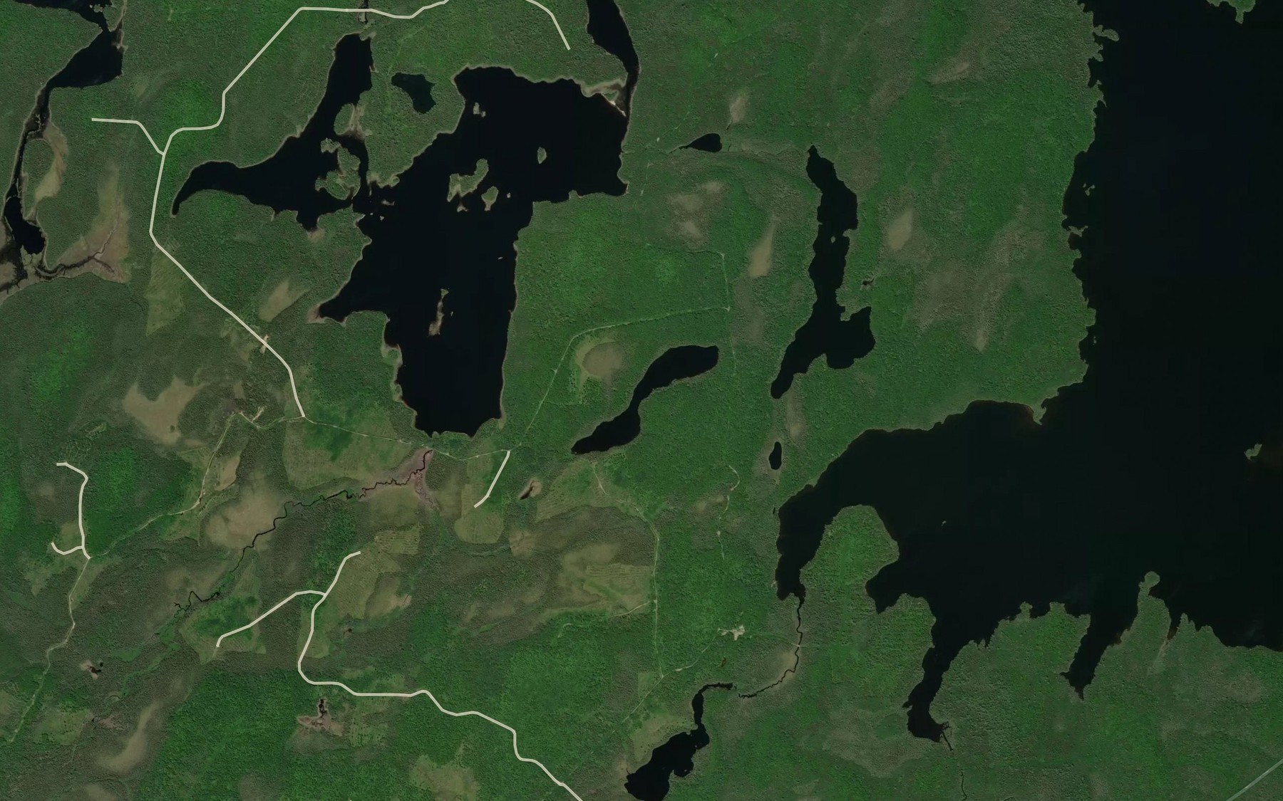 Satellite map of the Lac Helice