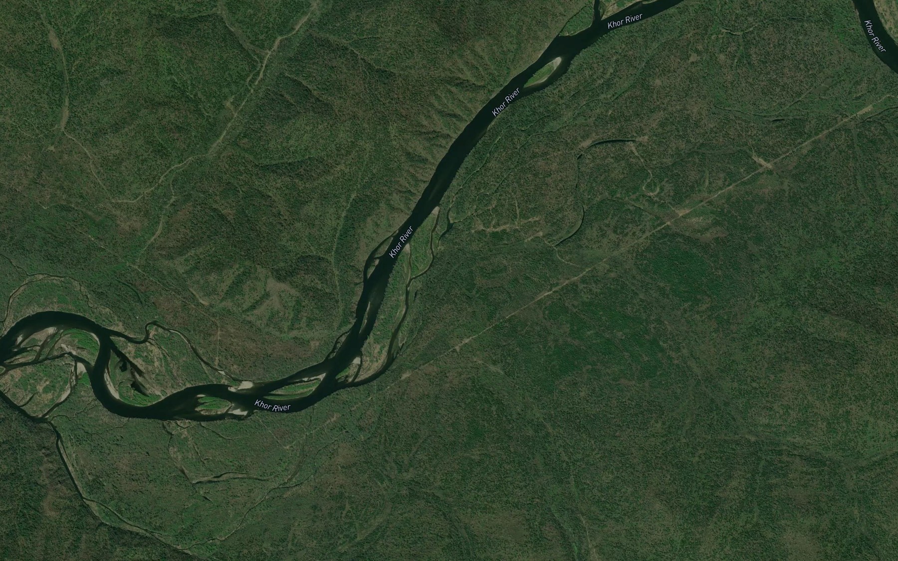 Satellite map of the Malyye Tua-Sikchi