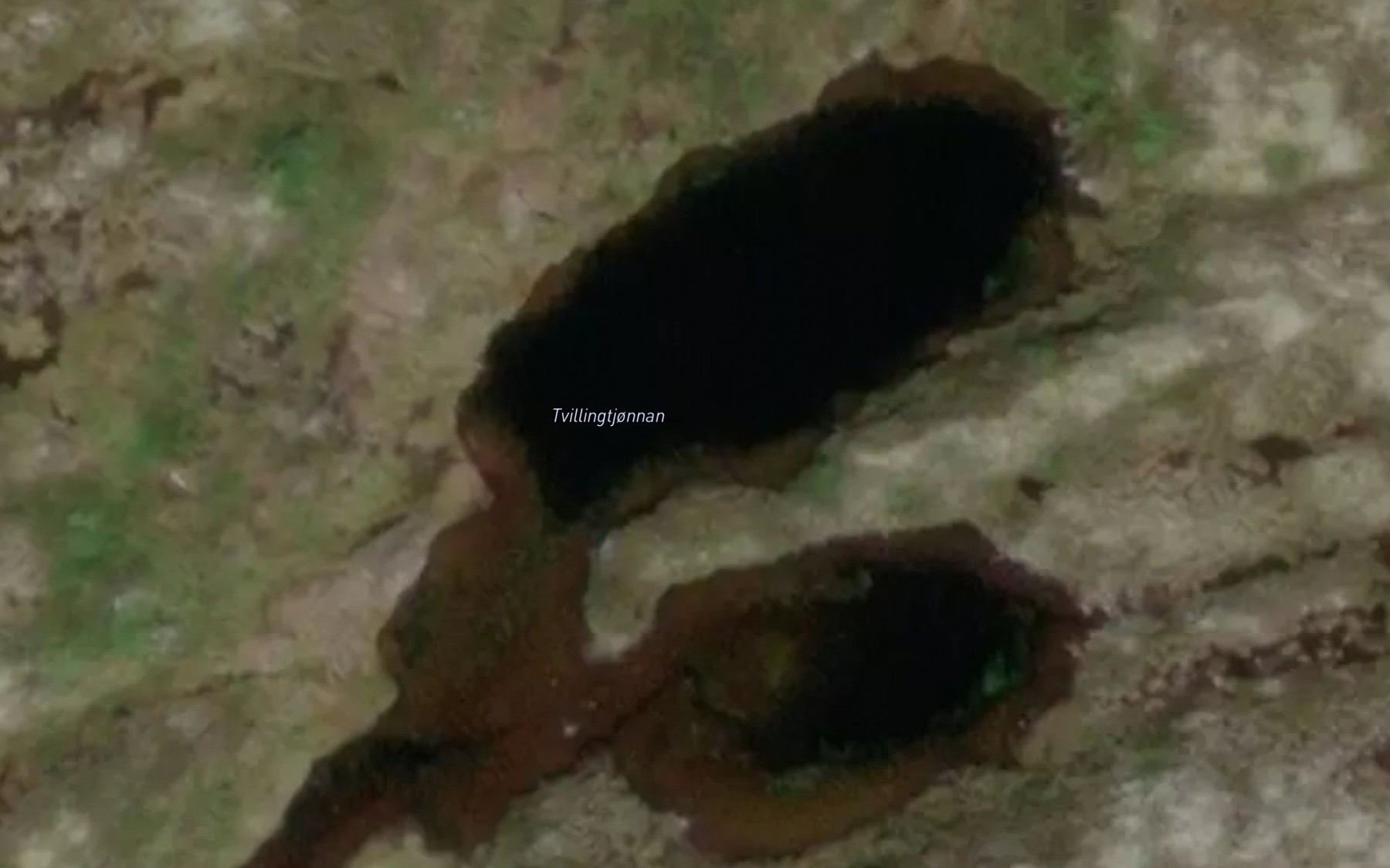 Satellite map of the Tvillingtjornan