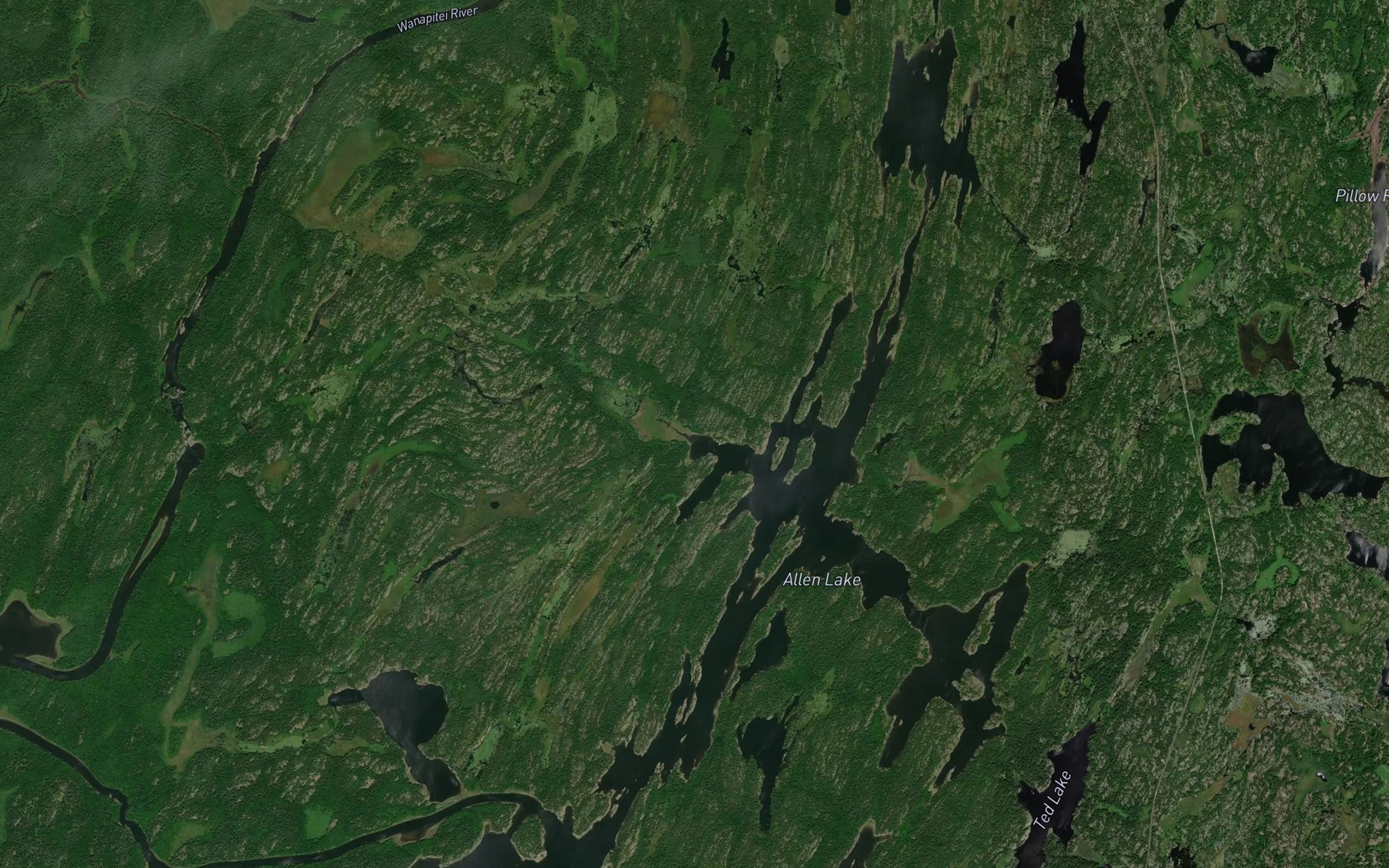 Satellite map of the Smith Bay